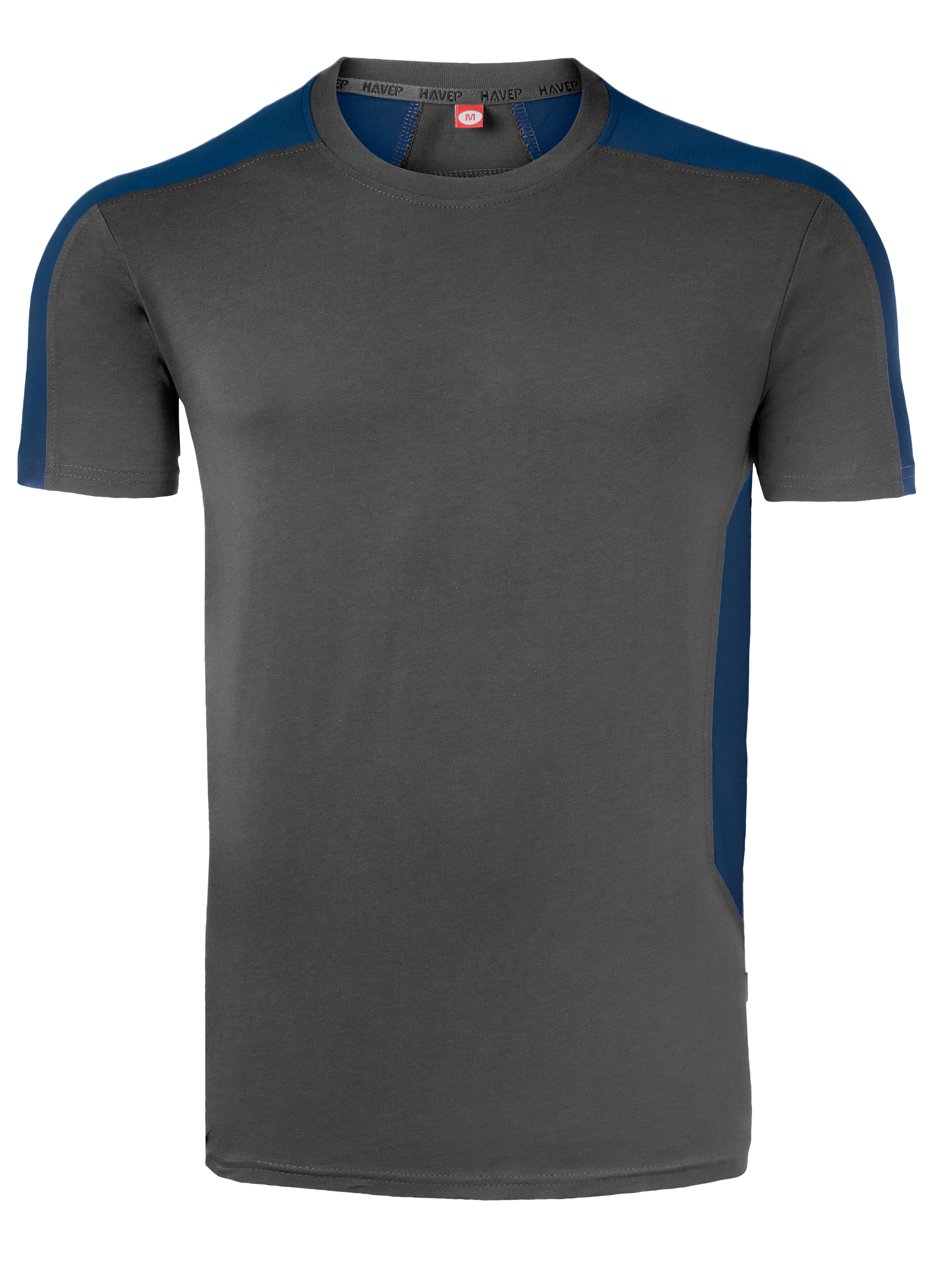 T-Shirt HAVEP® Bicolor - charcoal/indigo blue