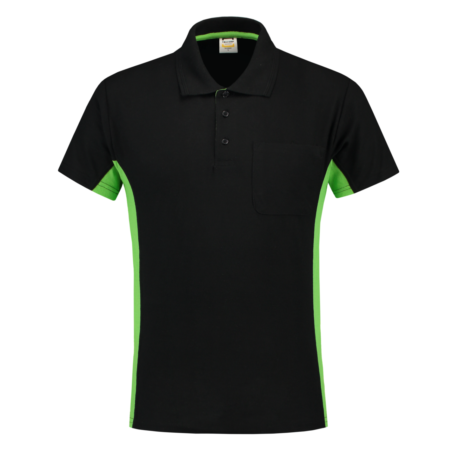Polo Shirt Bicolor Chest Pocket