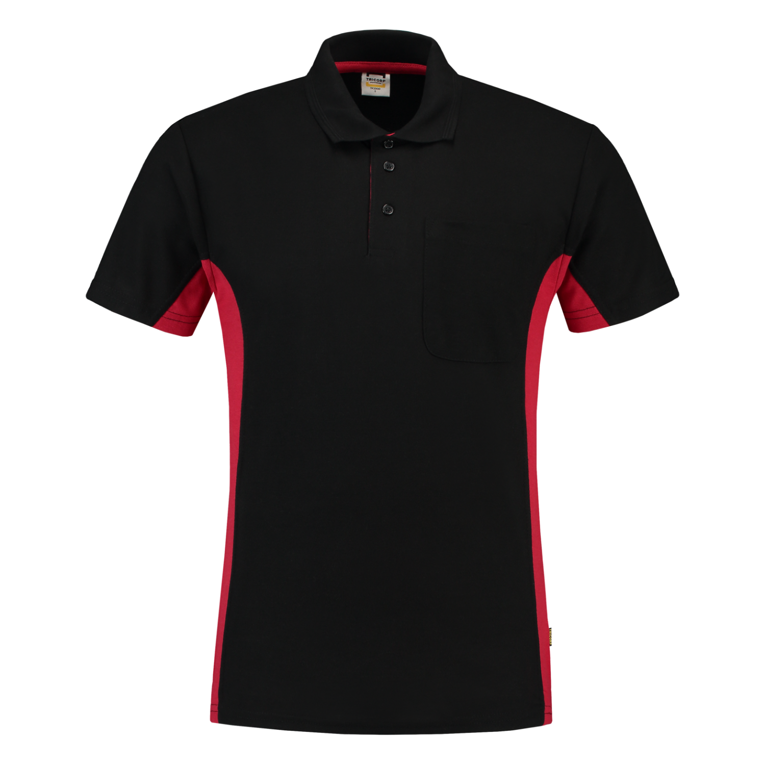 Polo Shirt Bicolor Chest Pocket