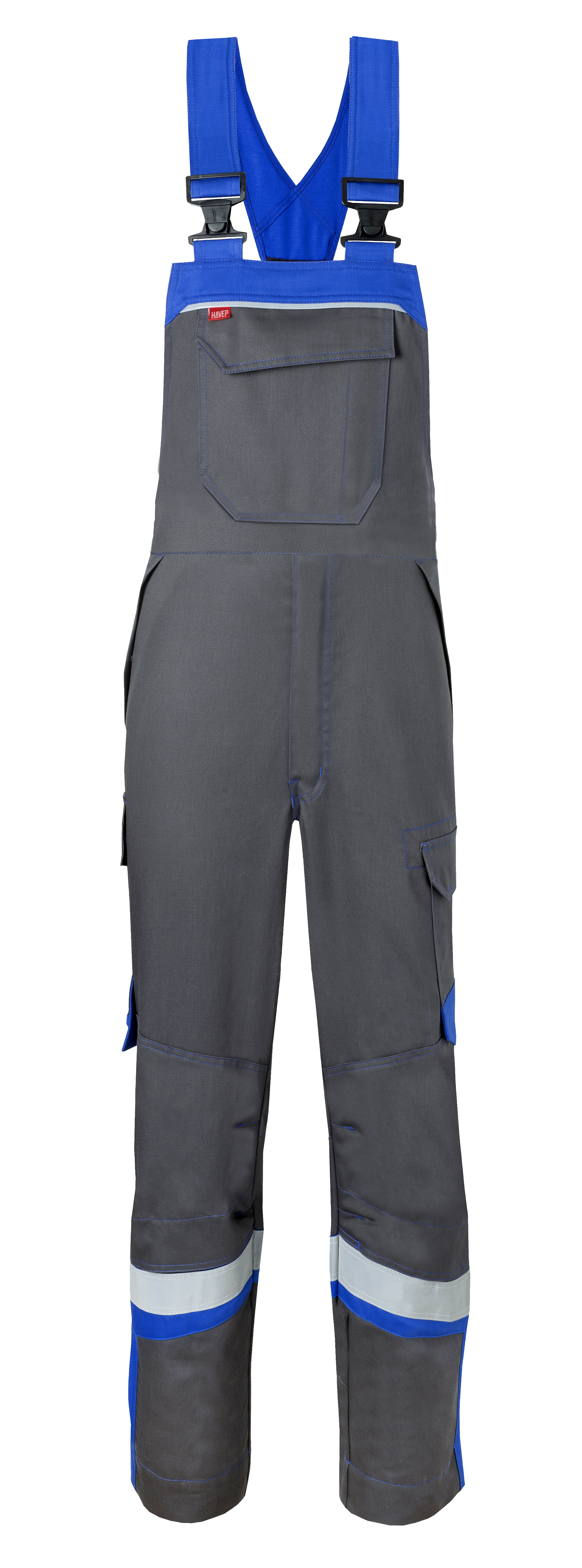 Bib & Brace HAVEP® 5-Safety Image+ - charcoal/cornblue