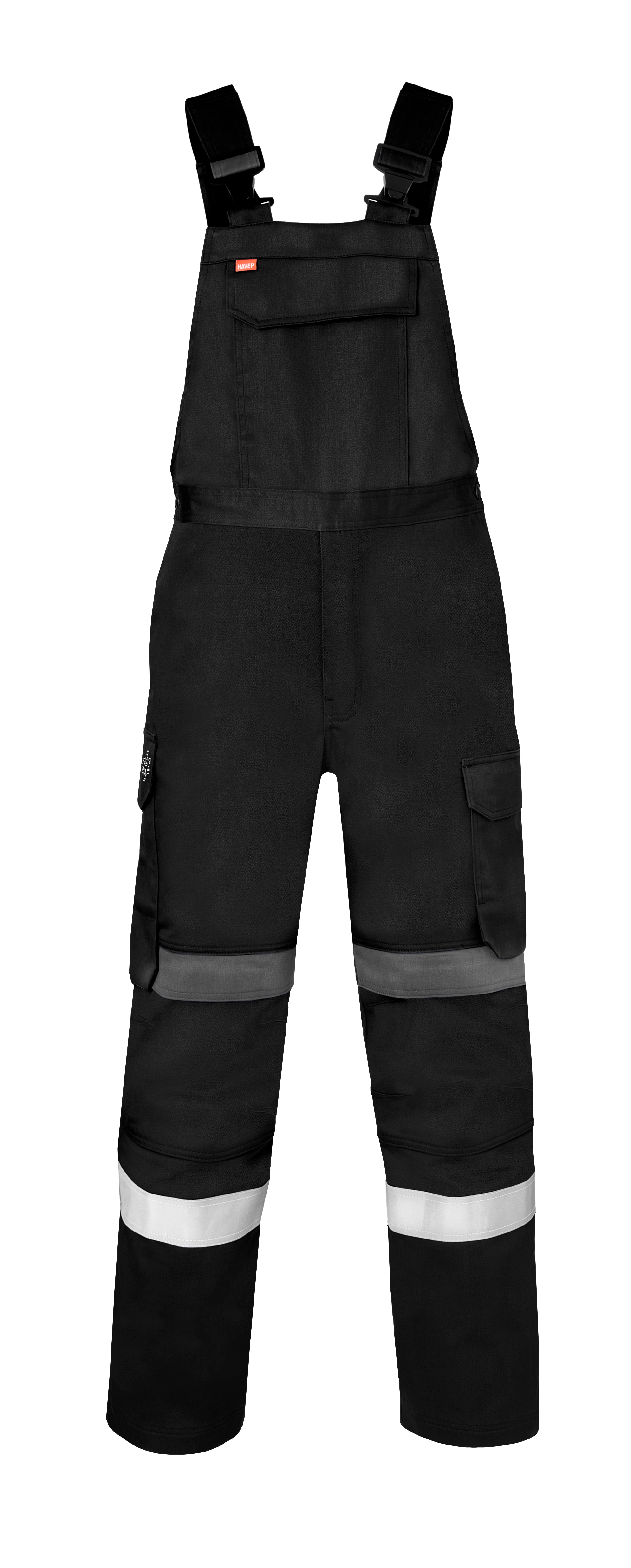 Bib & Brace HAVEP® Force+ - black/charcoal