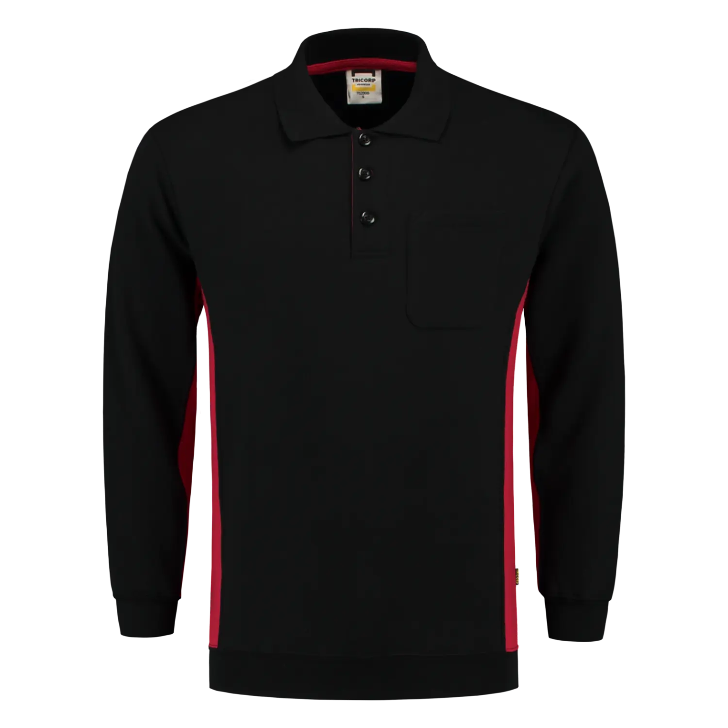 Polo Sweater Bicolor Chest Pocket Tricorp