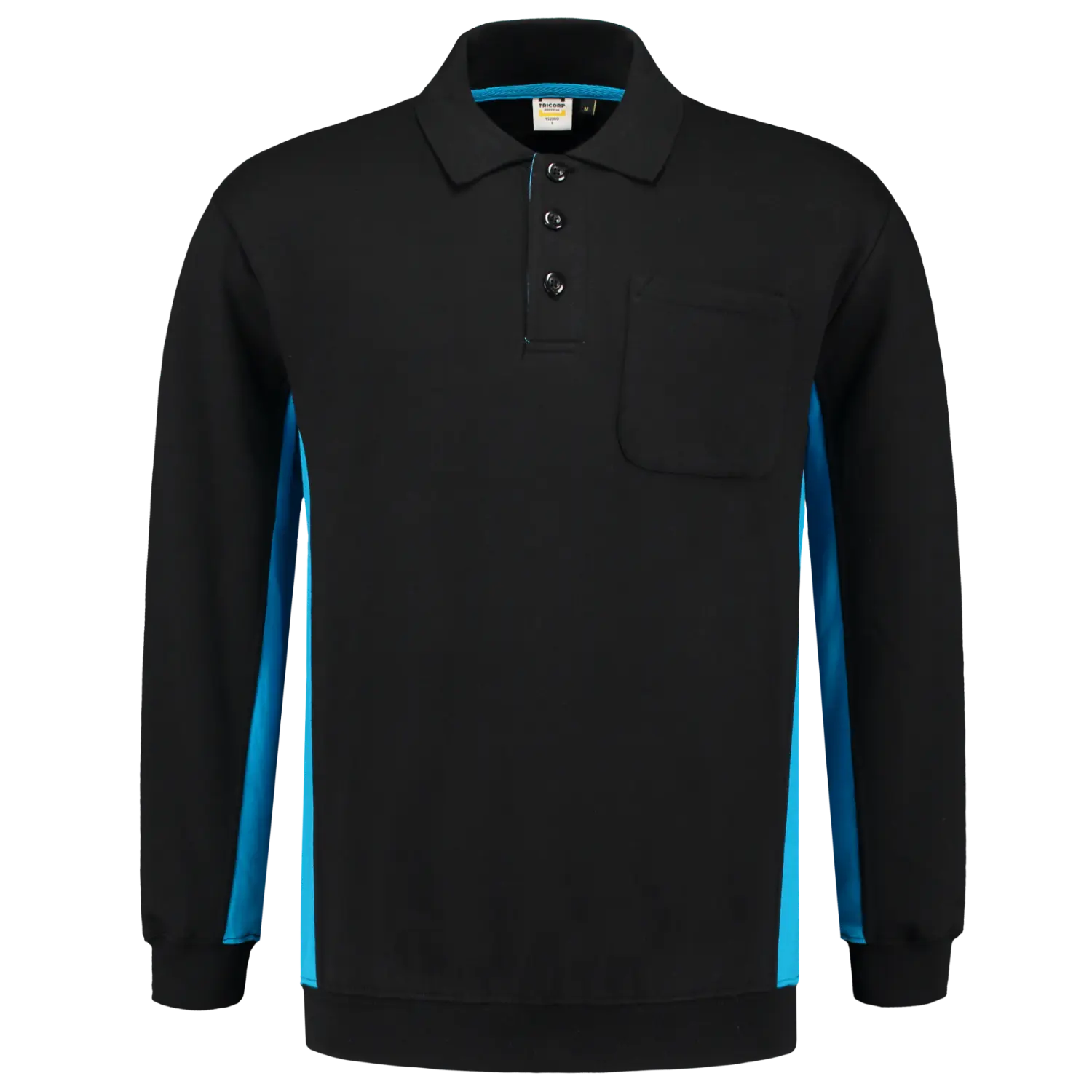 Polo Sweater Bicolor Chest Pocket Tricorp
