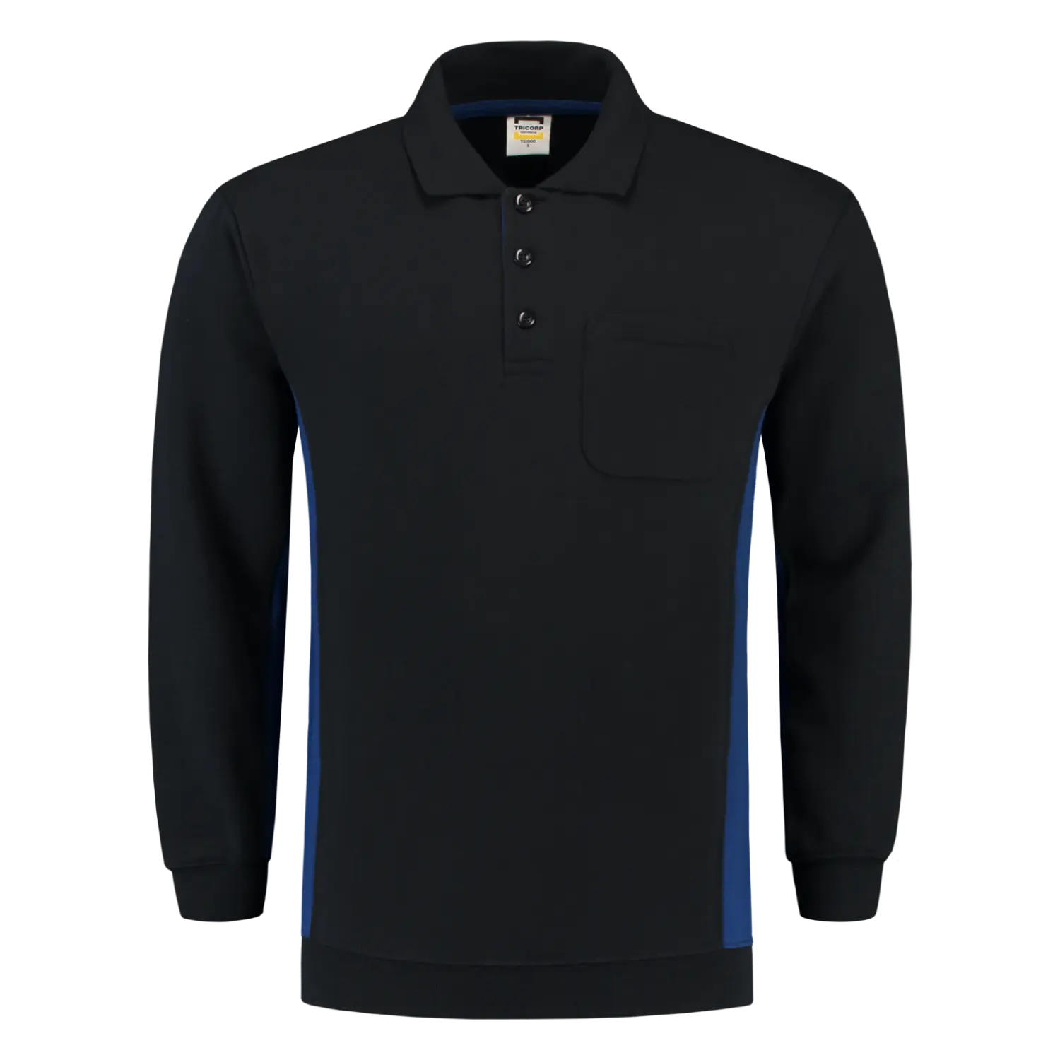 Polo Sweater Bicolor Chest Pocket Tricorp