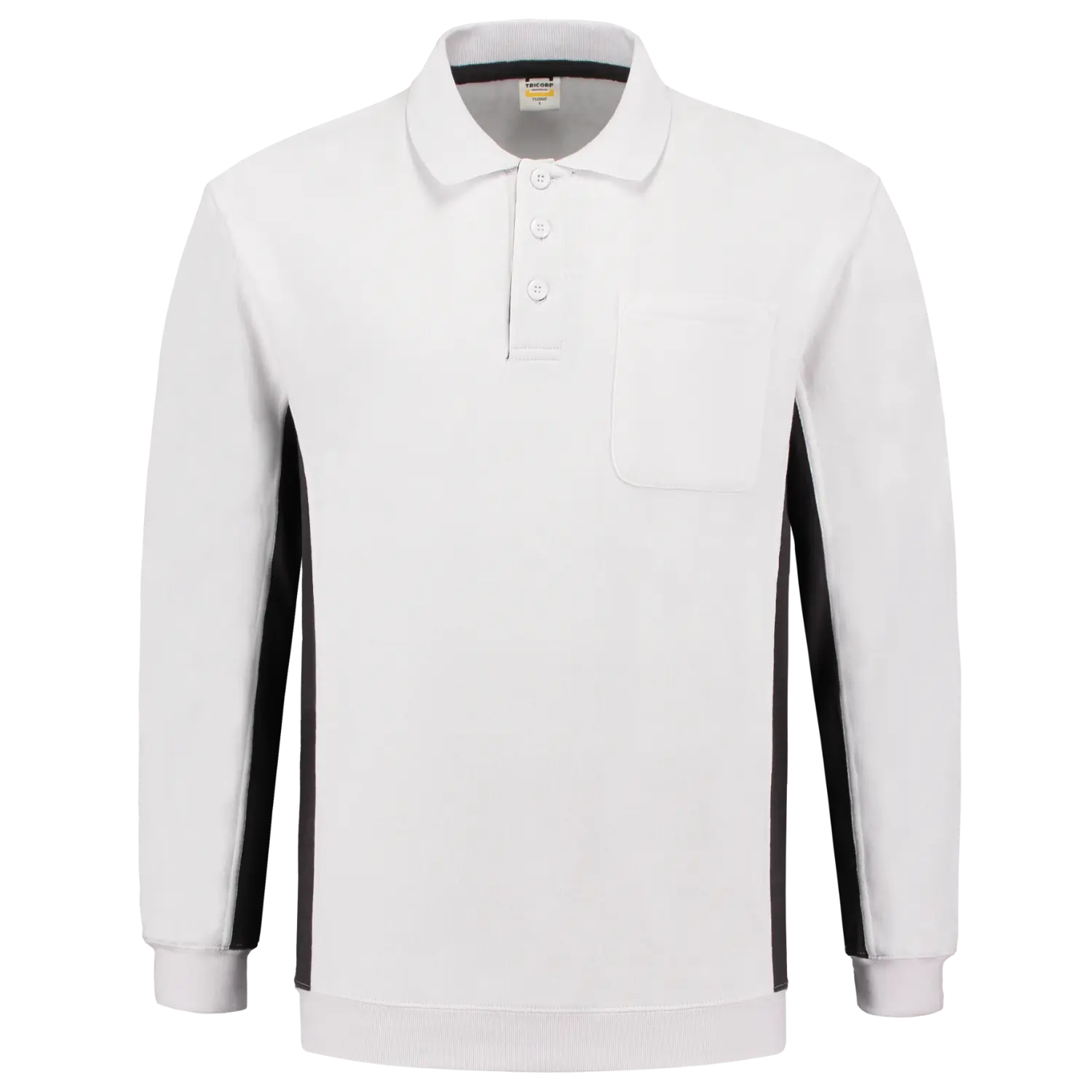 Polo Sweater Bicolor Chest Pocket Tricorp