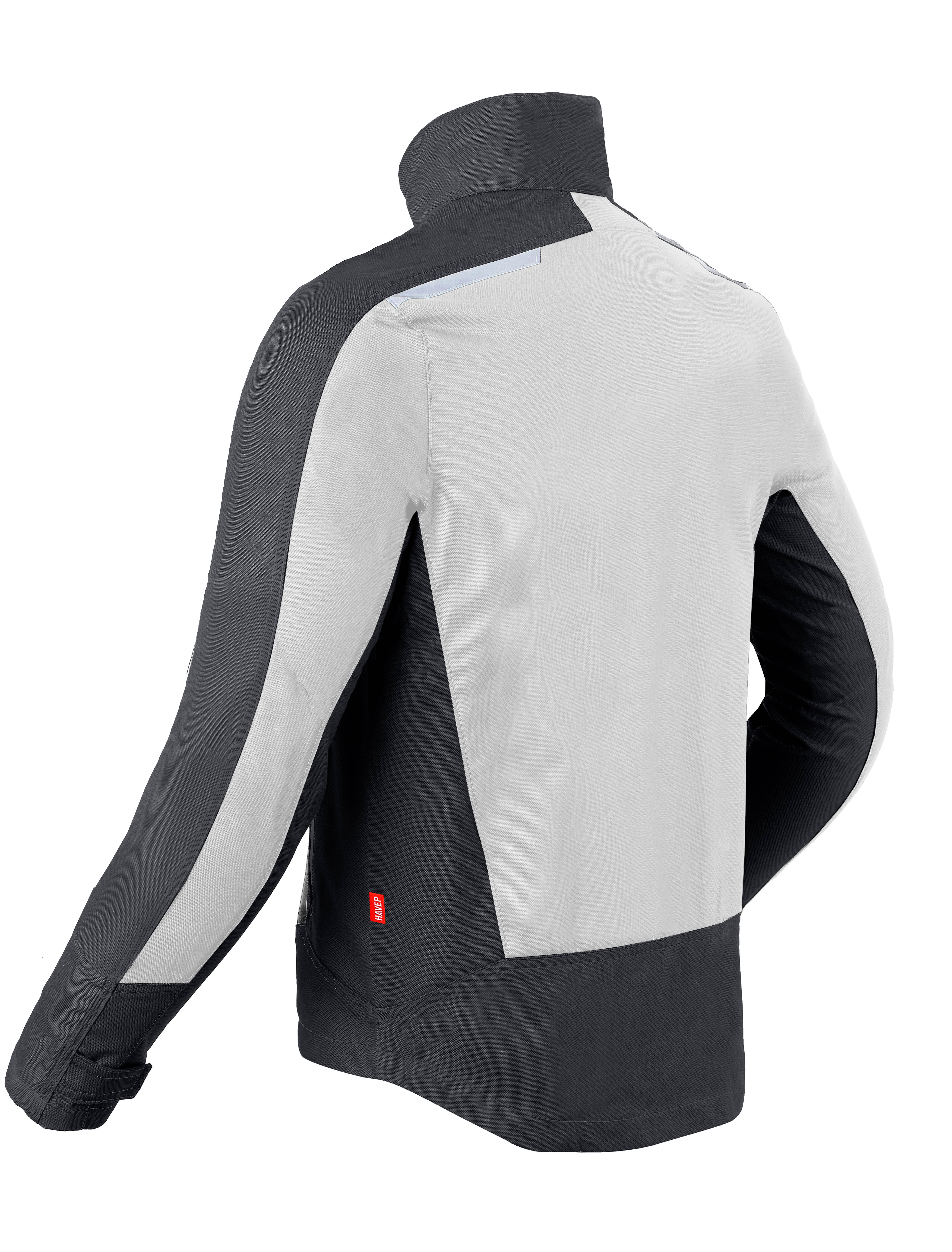 Work Jacket HAVEP® Attitude - white/charcoal