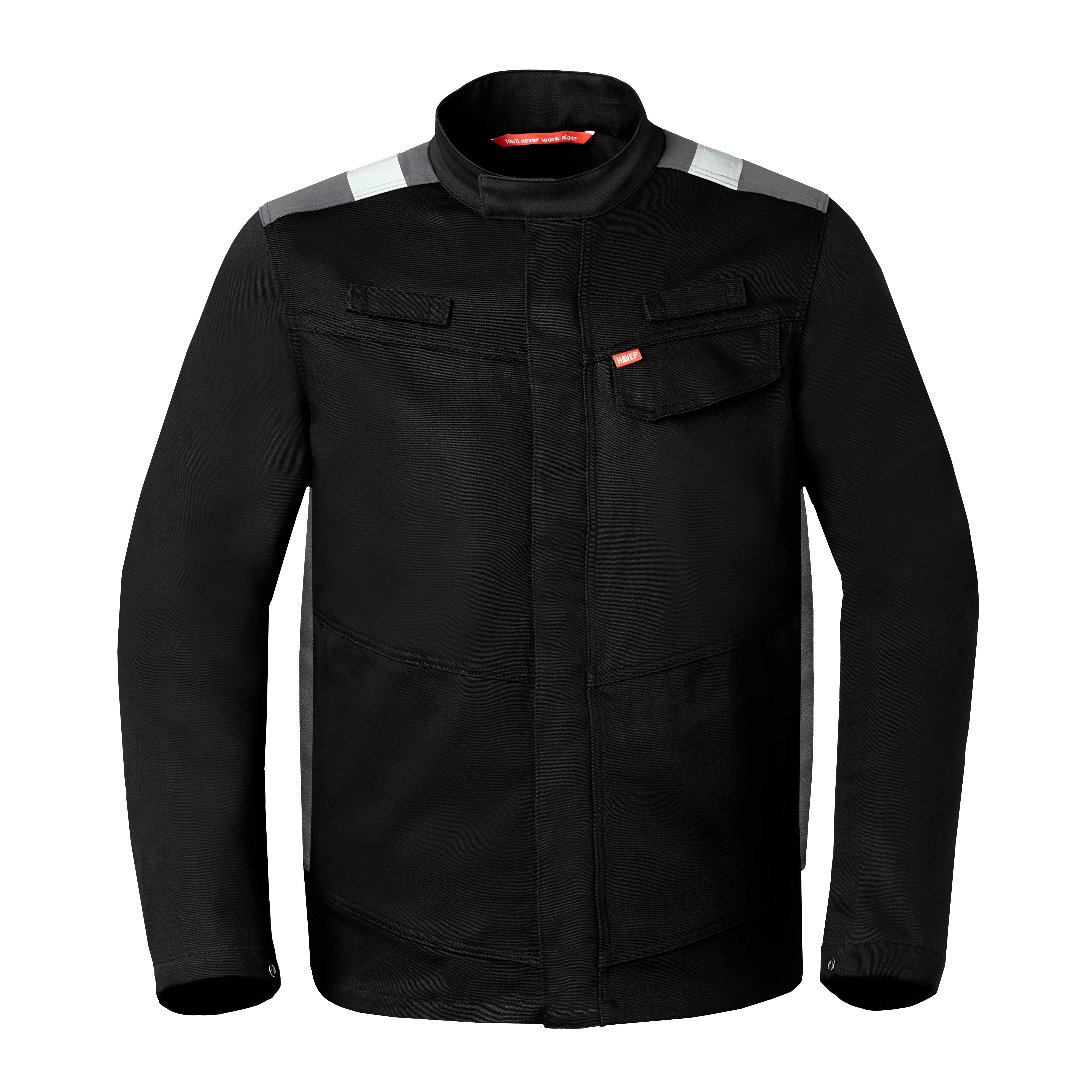 Work Jacket HAVEP® Force+ - black/charcoal