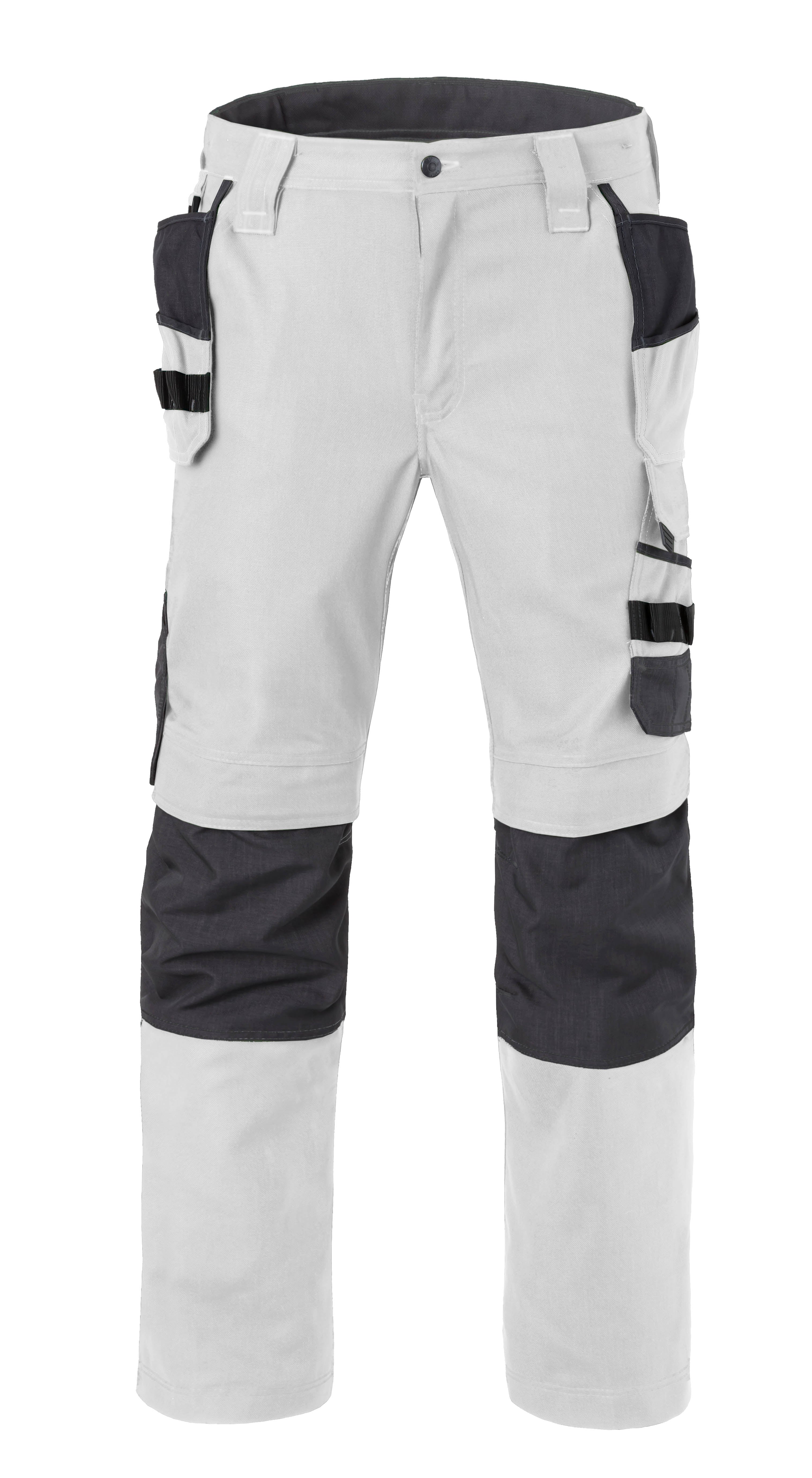 Work Trousers Kneepocket TP HAVEP® Attitude - white/charcoal
