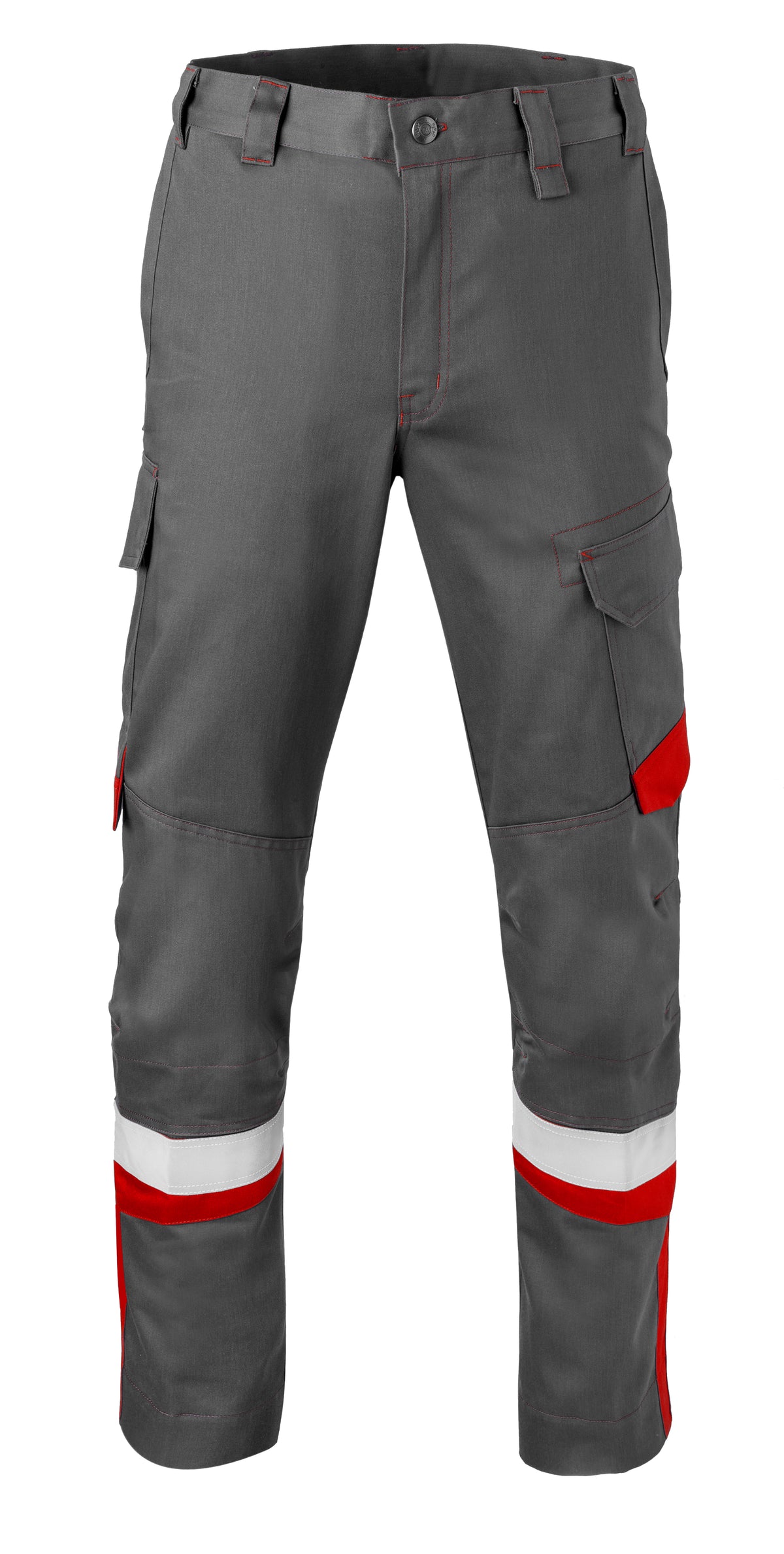 <p>Work Trousers HAVEP® 5-Safety Image+ vlb2</p> - charcoal/red