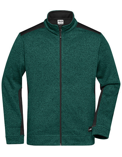 Men´s Knitted Workwear Fleece Jacket -STRONG- L-Shop