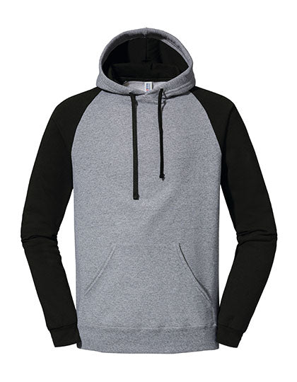 Nublend® Colour-Block Raglan Hooded Sweatshirt L-Shop