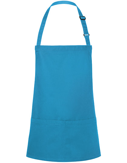 Short Bib Apron Basic With Buckle And Pocket