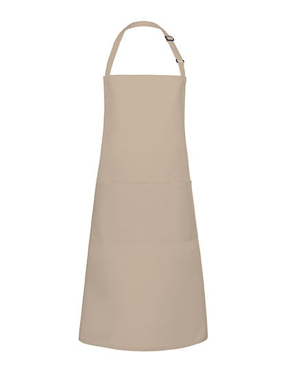 Oversized Bib Apron Basic with Buckle and Pocket
