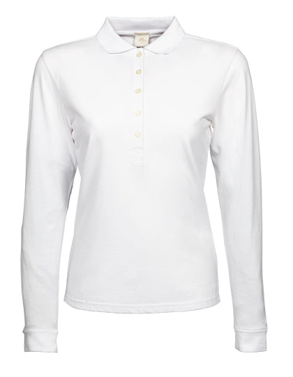 Women´s Luxury Stretch Long Sleeve Polo L-Shop