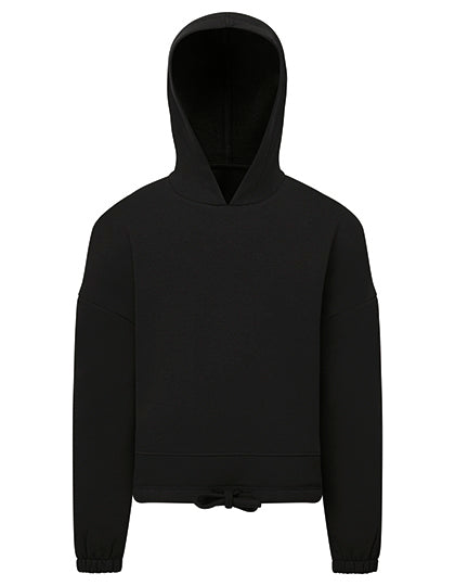 Kids Recycled Cropped Oversize Hoodie