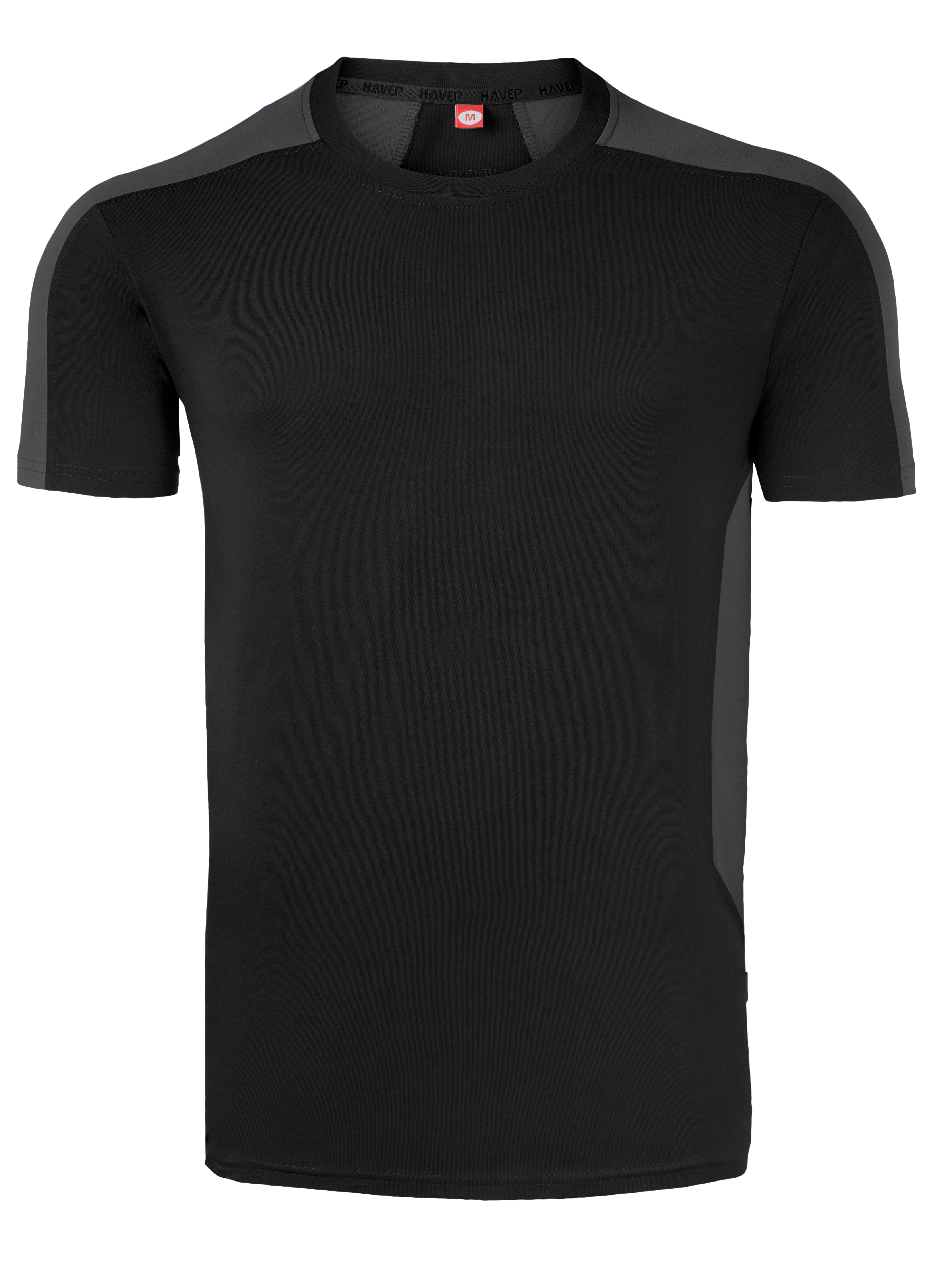 T-Shirt HAVEP® Bicolor - black/charcoal