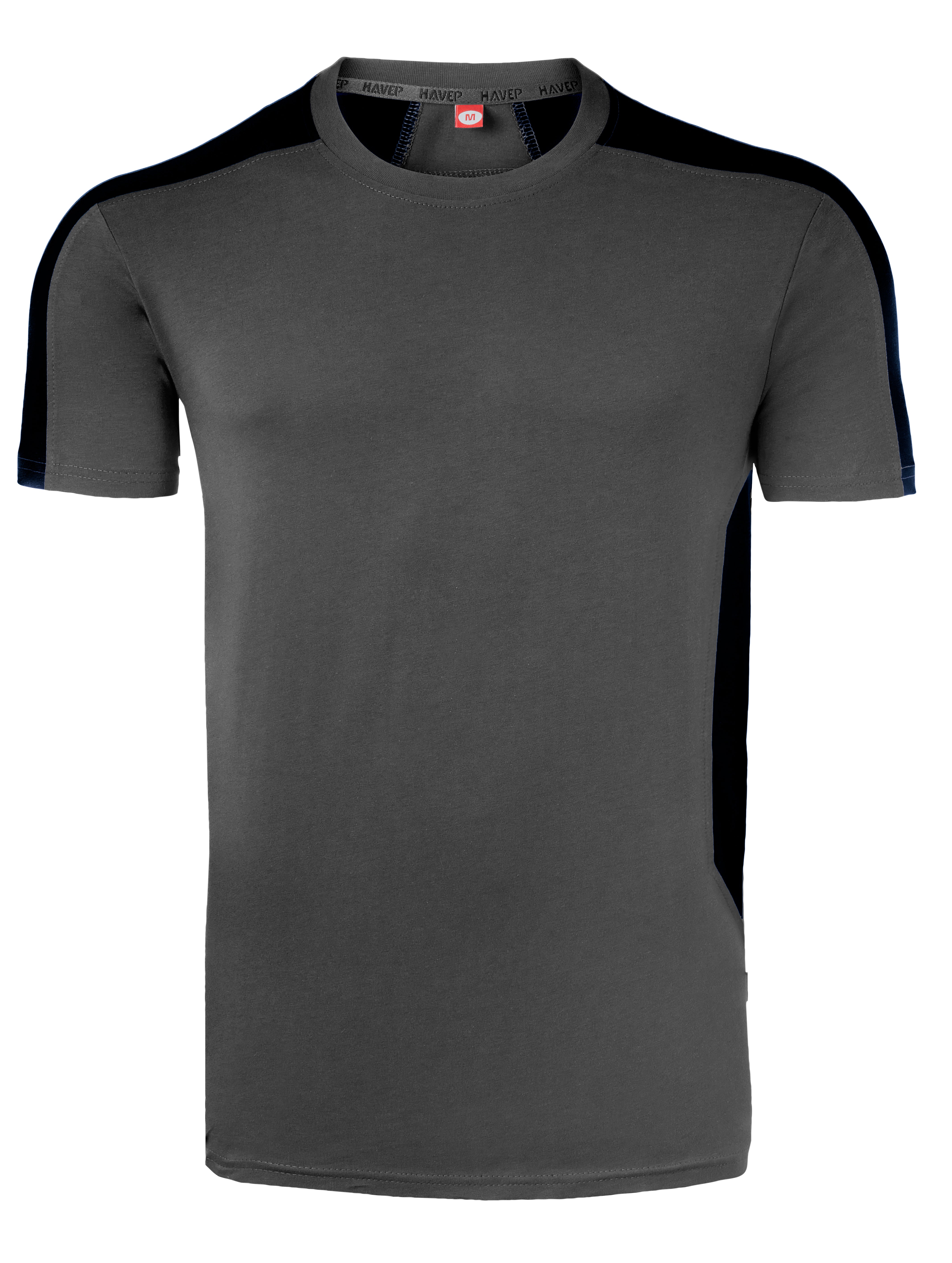 T-Shirt HAVEP® Bicolor - charcoal/black