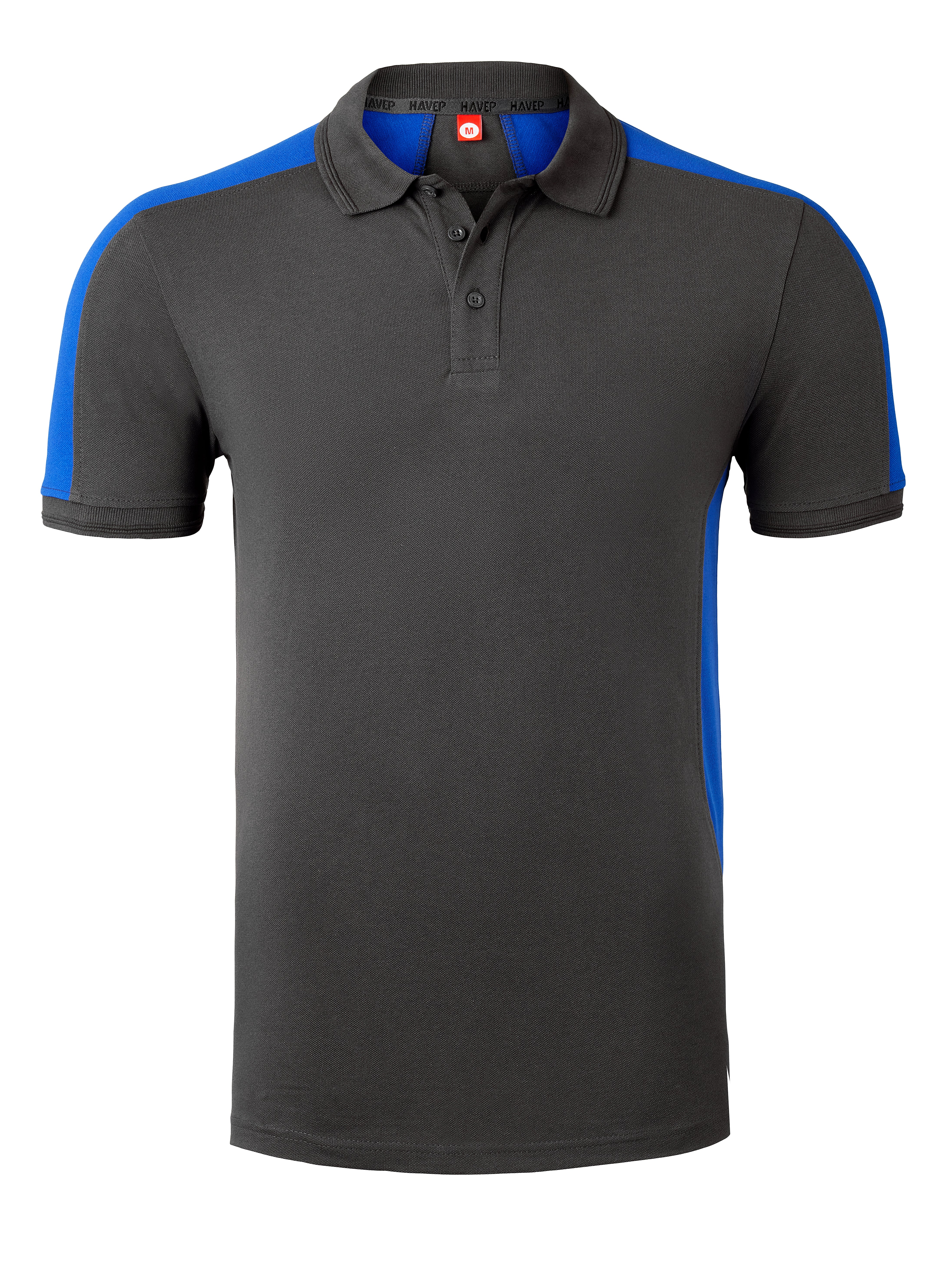 Polo HAVEP® Bicolor - charcoal/cornblue