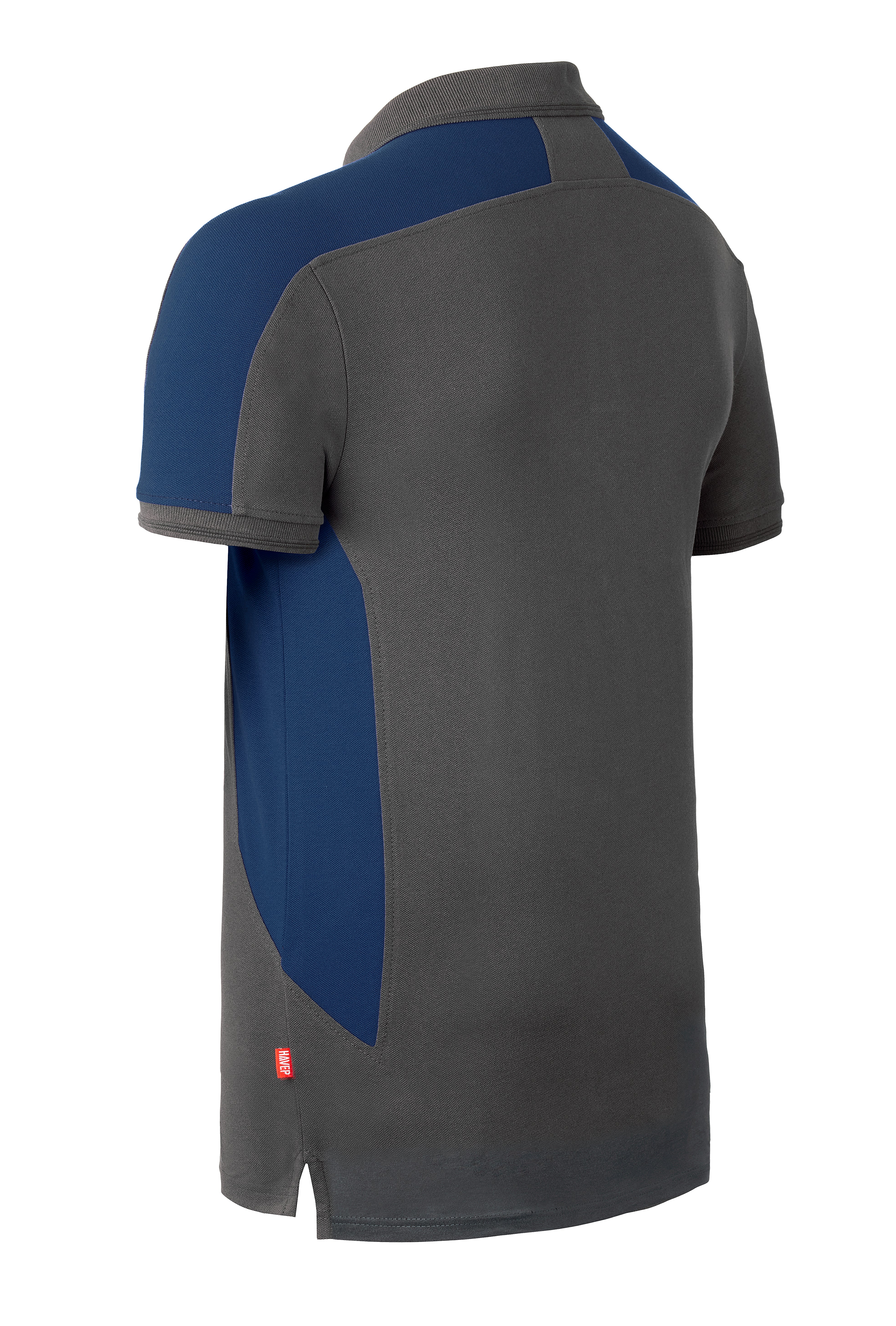 Polo HAVEP® Bicolor - charcoal/indigo blue