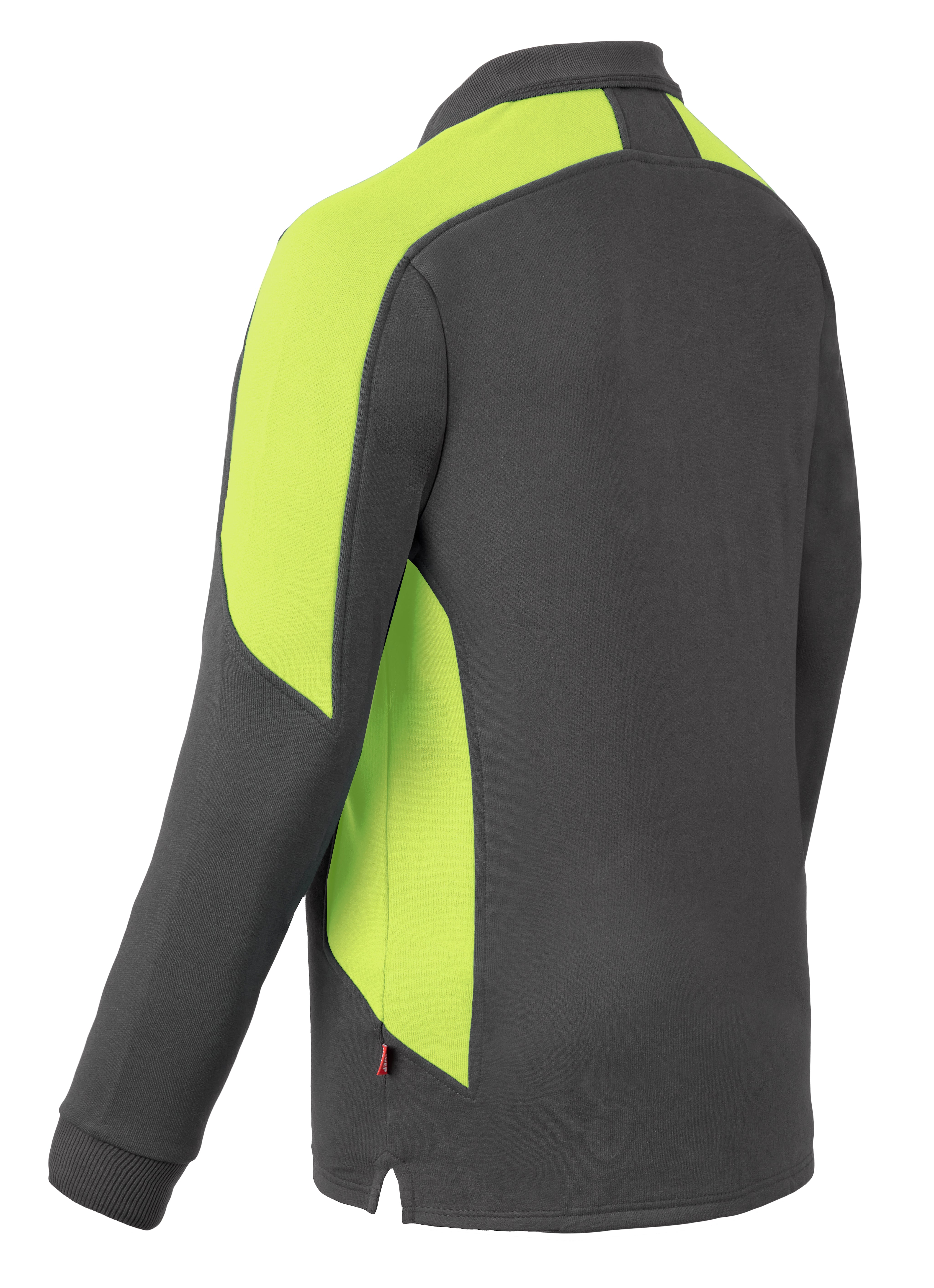 Polo Sweater HAVEP® Bicolor - charcoal/high vis yellow
