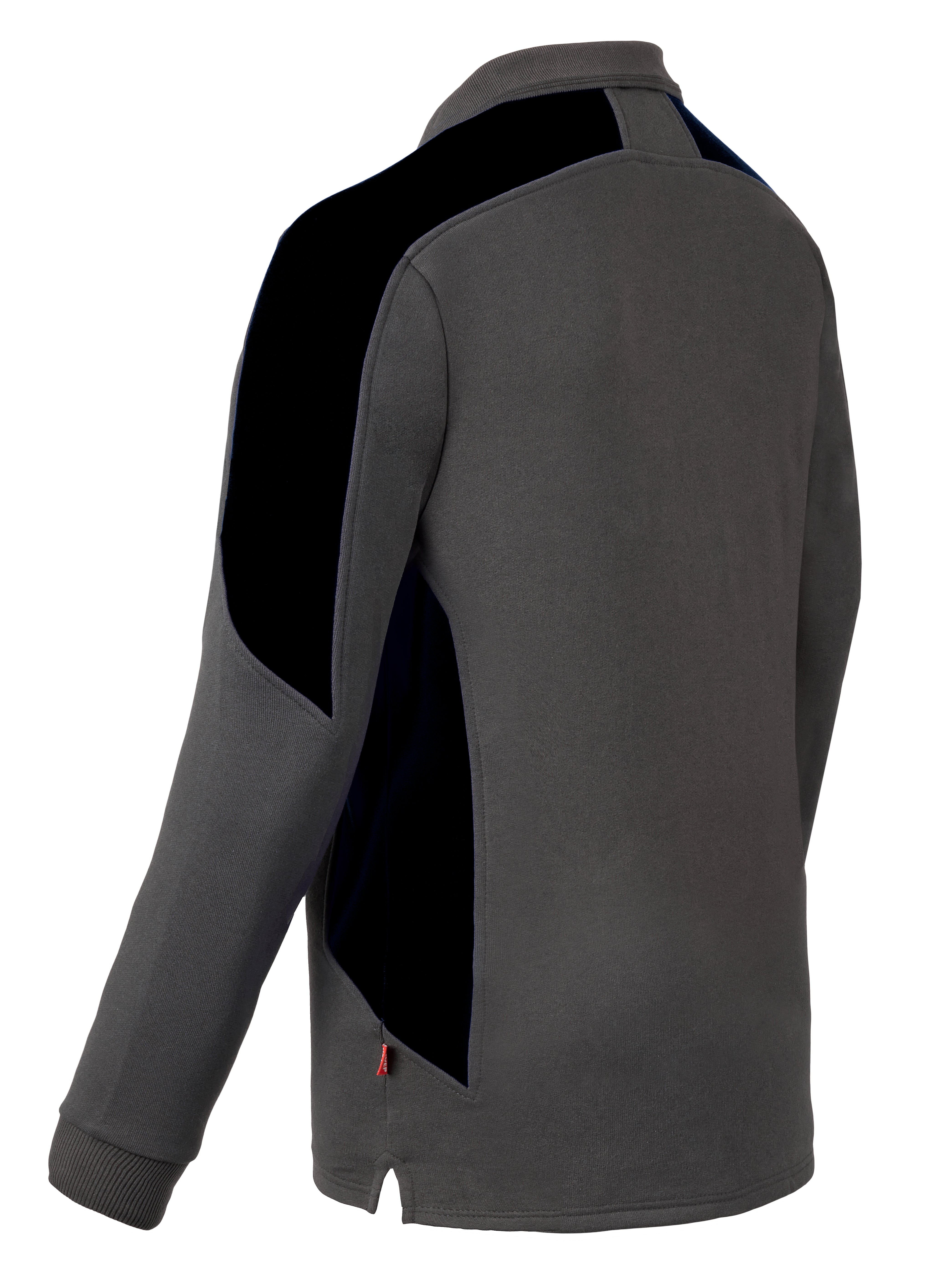 Polo Sweater HAVEP® Bicolor - charcoal/black