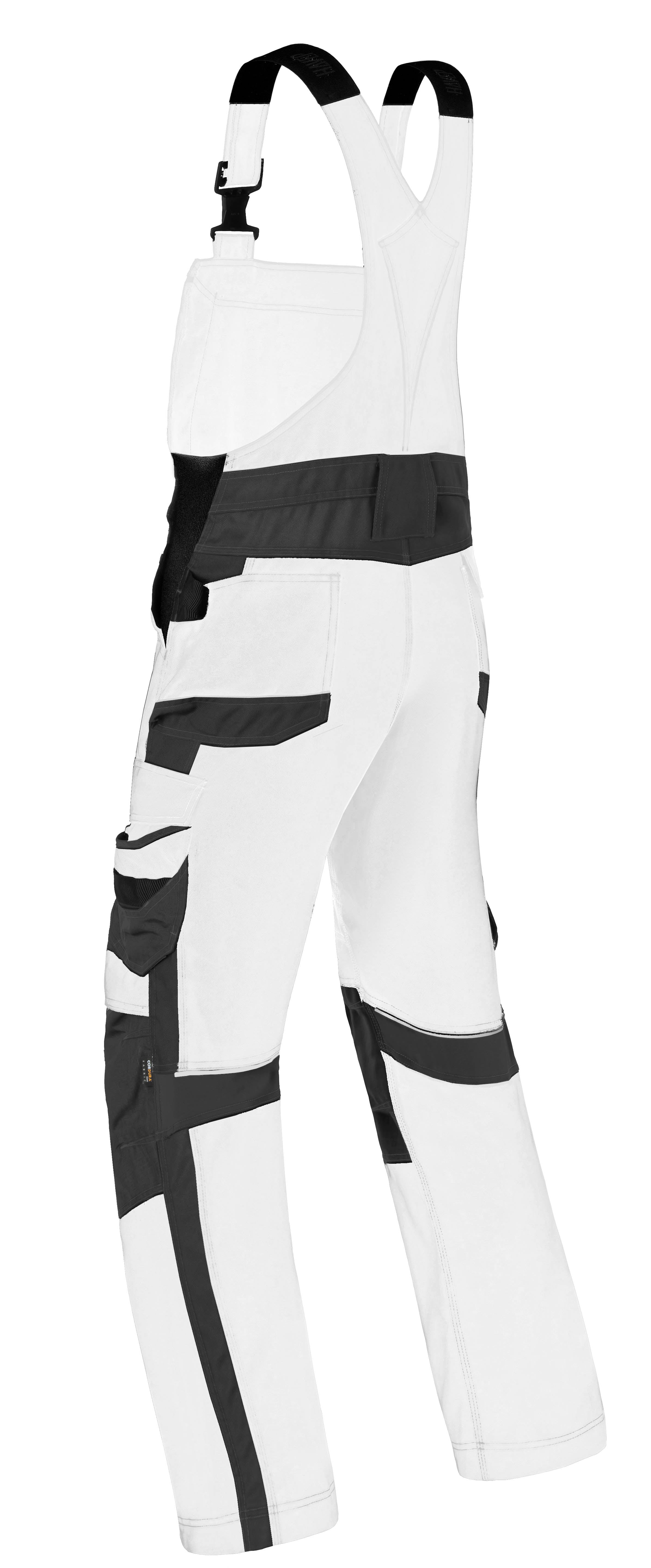 Bib & Brace HAVEP® Attitude - white/charcoal