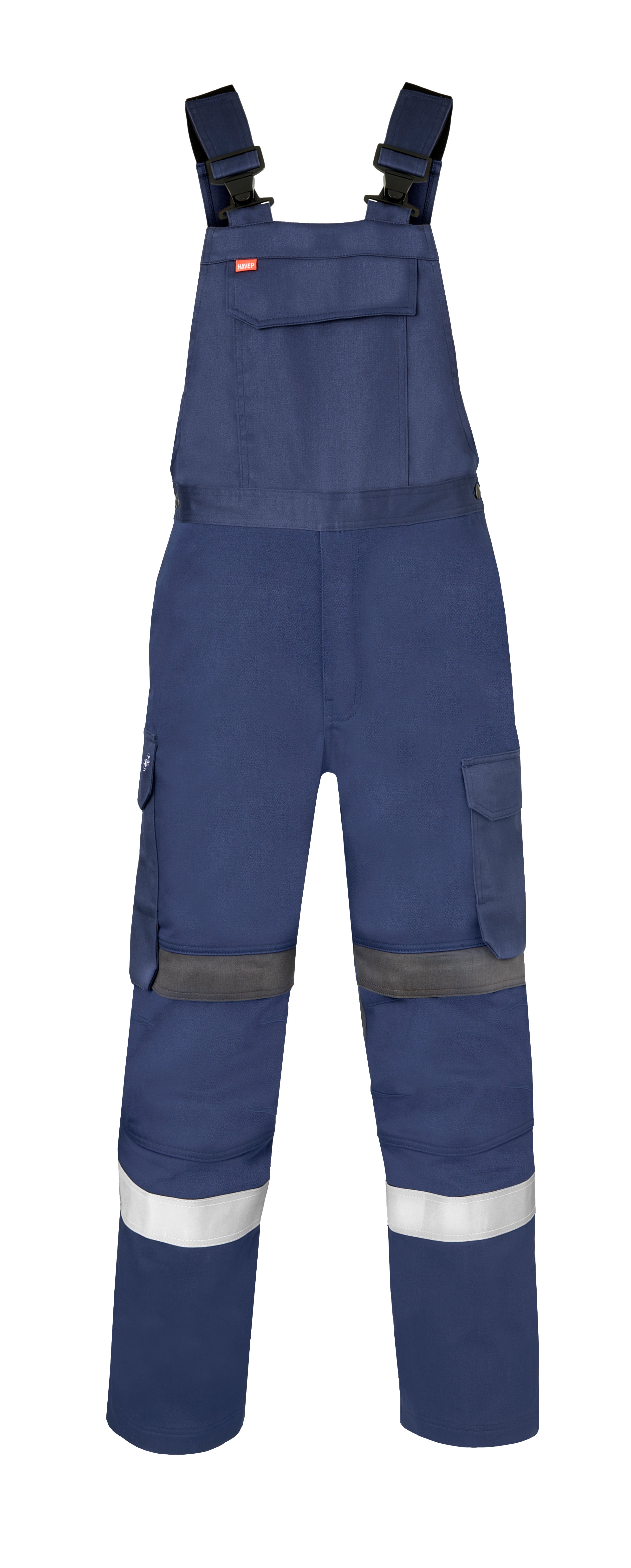 Bib & Brace HAVEP® Force+ - indigo blue/charcoal