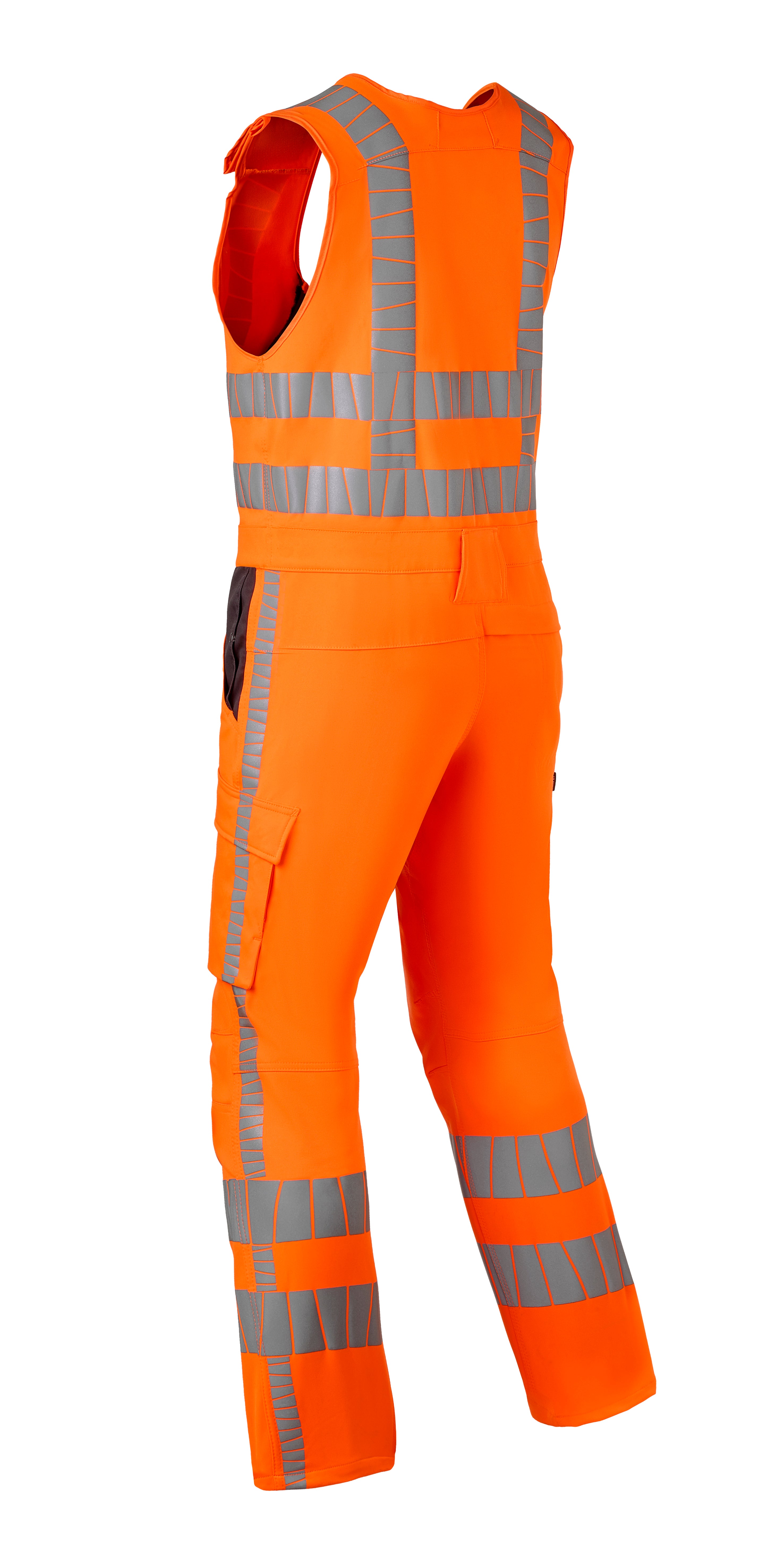 Body Trousers Stretch HAVEP® RWS+ - high vis orange/charcoal
