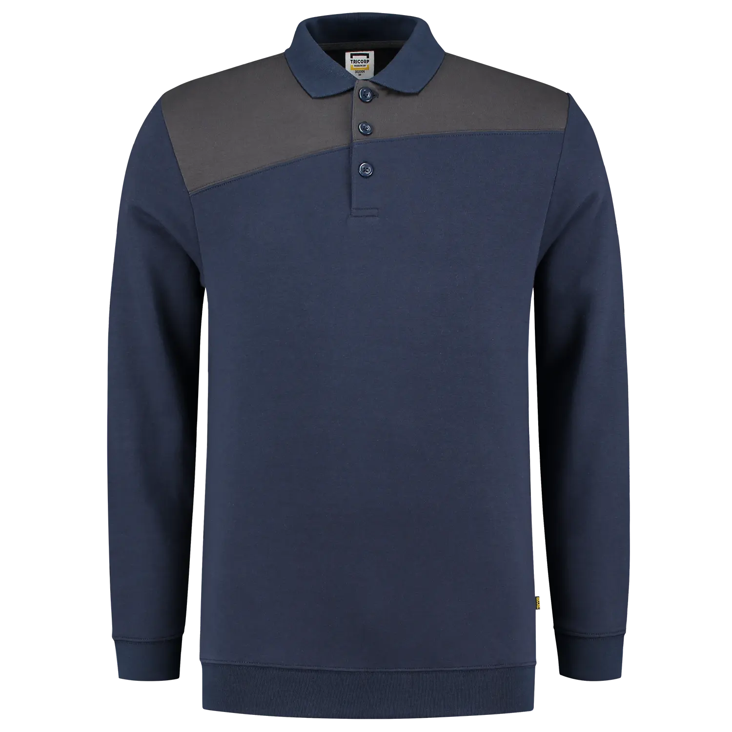 Polo Sweater Bicolor Seams