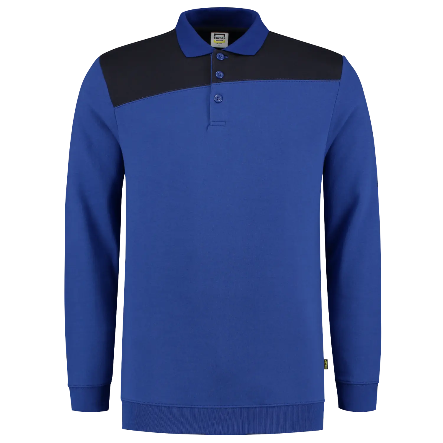 Polo Sweater Bicolor Seams