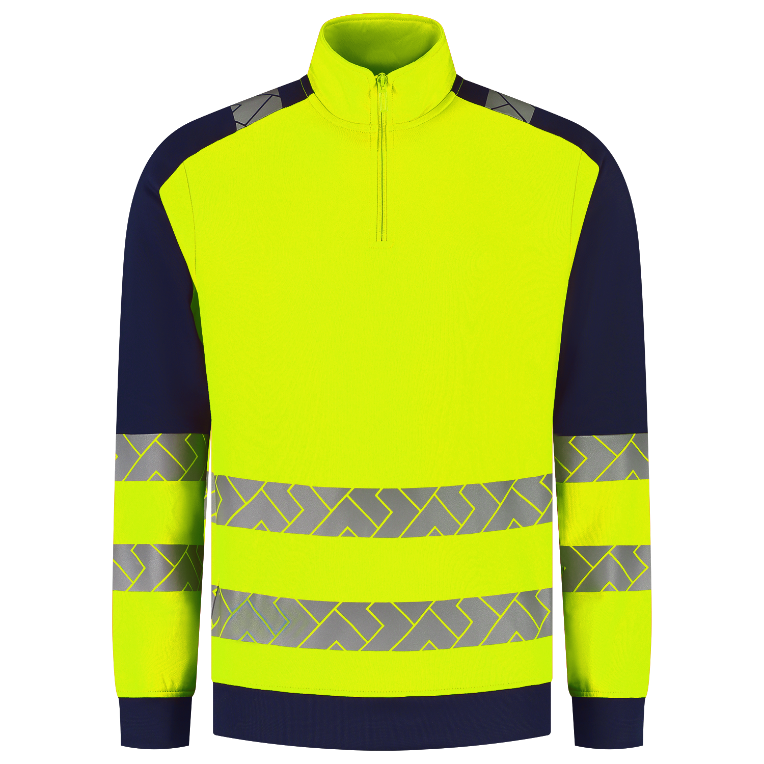 Zip Sweater High Vis Redefined Industrial Washable