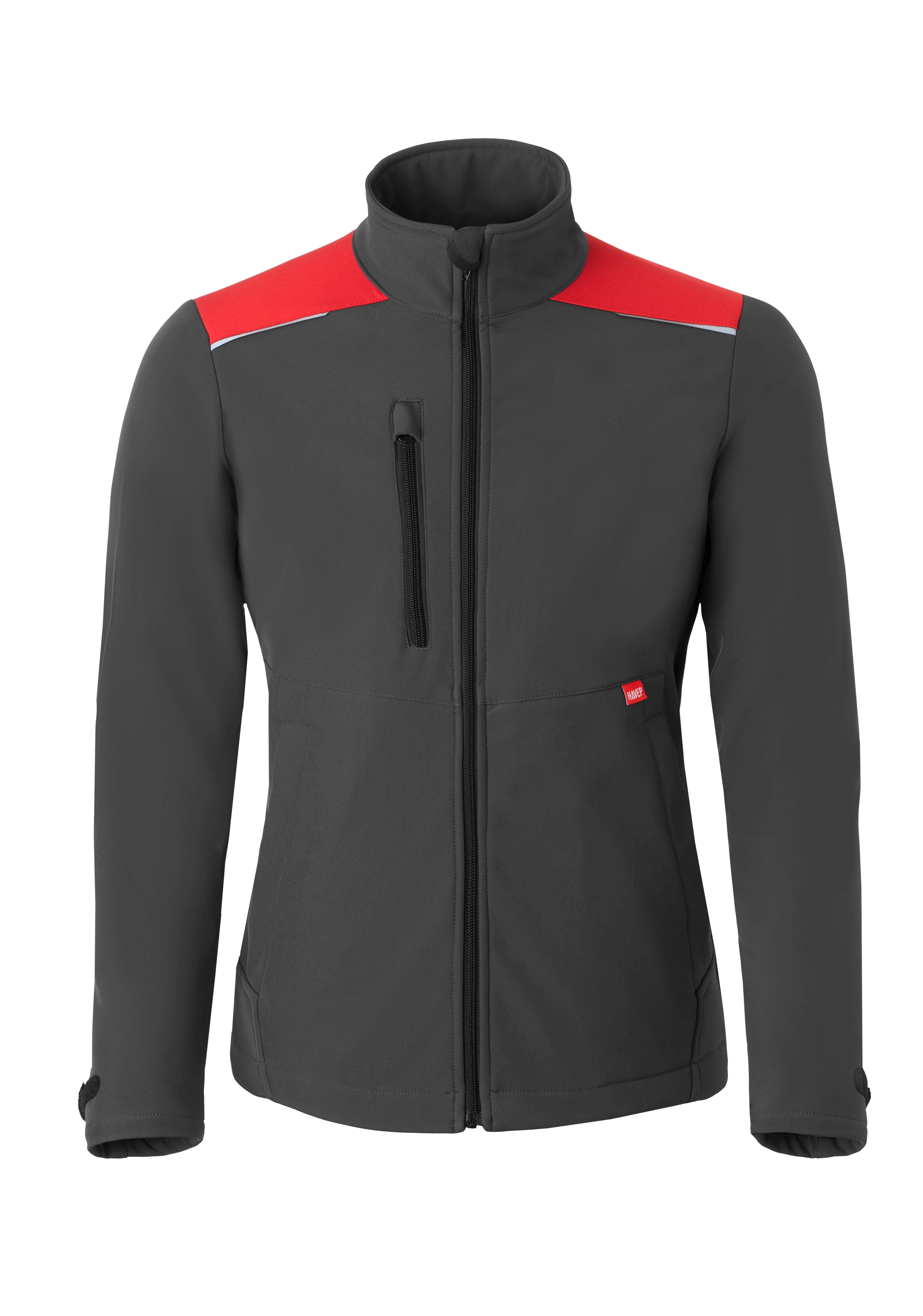 Softshell Jacket HAVEP® Shift - charcoal/red