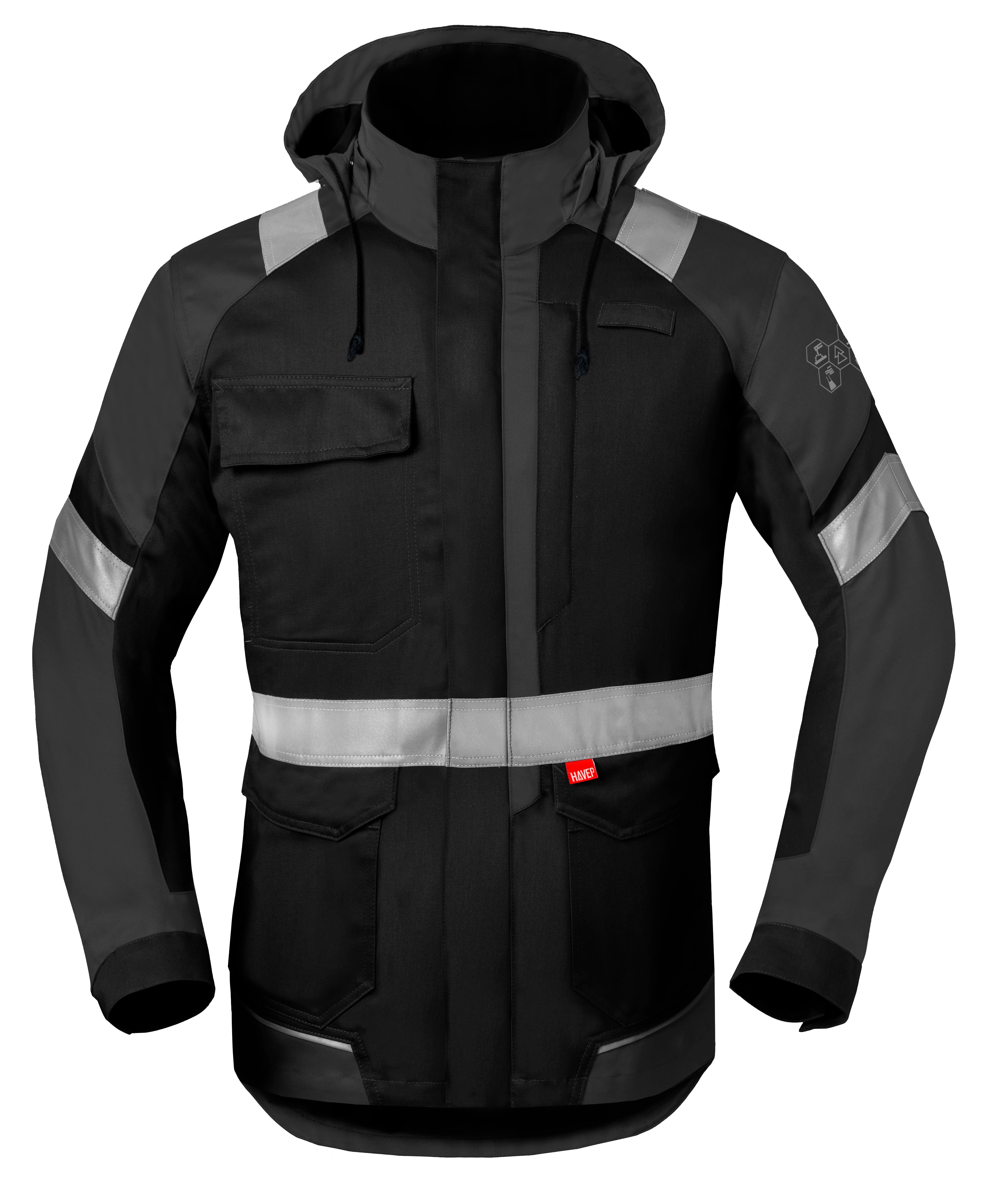 Parka HAVEP® 5-Safety Image+ - black/charcoal