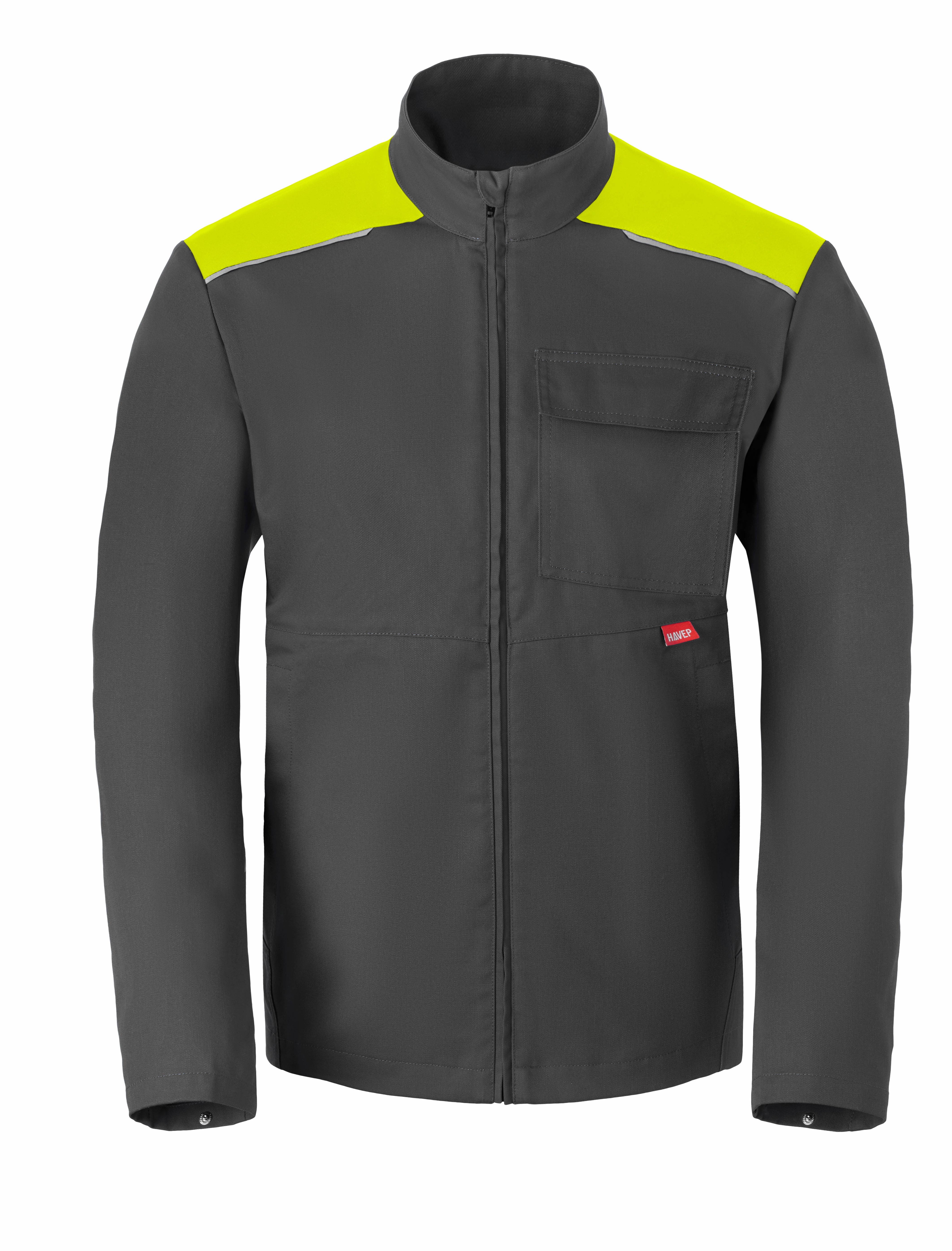 Work Jacket HAVEP® Shift - charcoal/high vis yellow