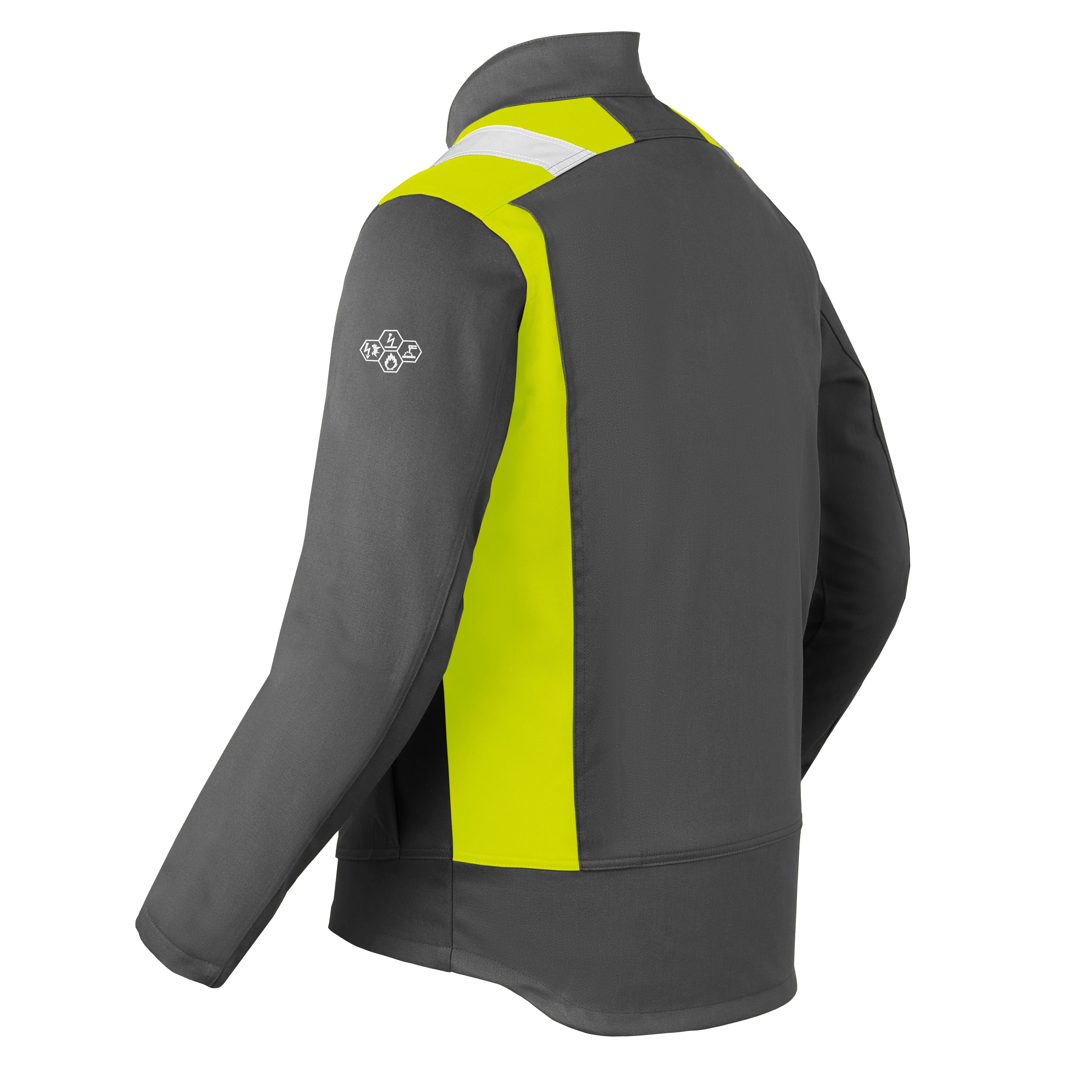 Work Jacket HAVEP® Force+ - charcoal/high vis yellow