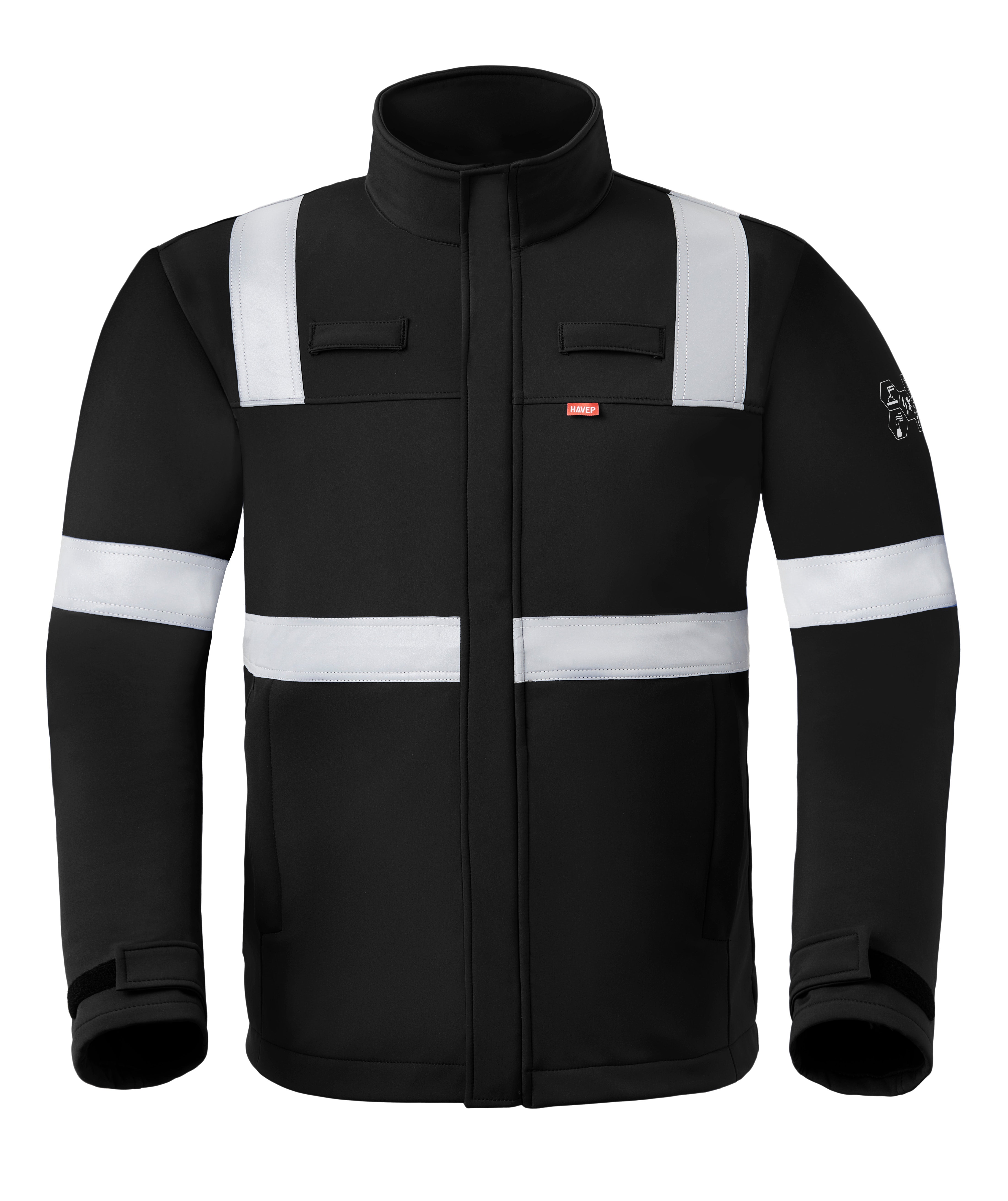 Softshell Jacket HAVEP® 5-Safety - black