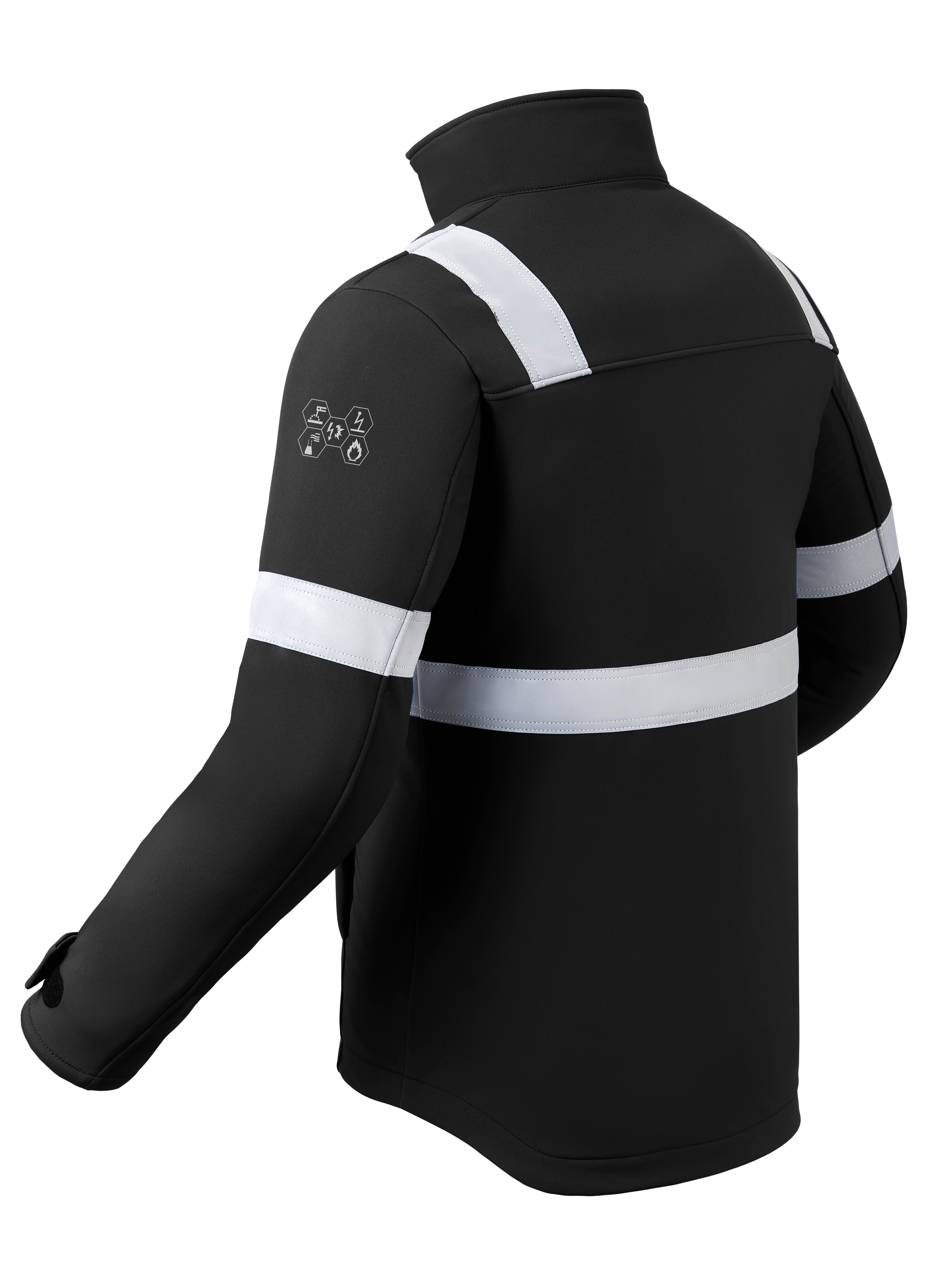 Softshell Jacket HAVEP® 5-Safety - black