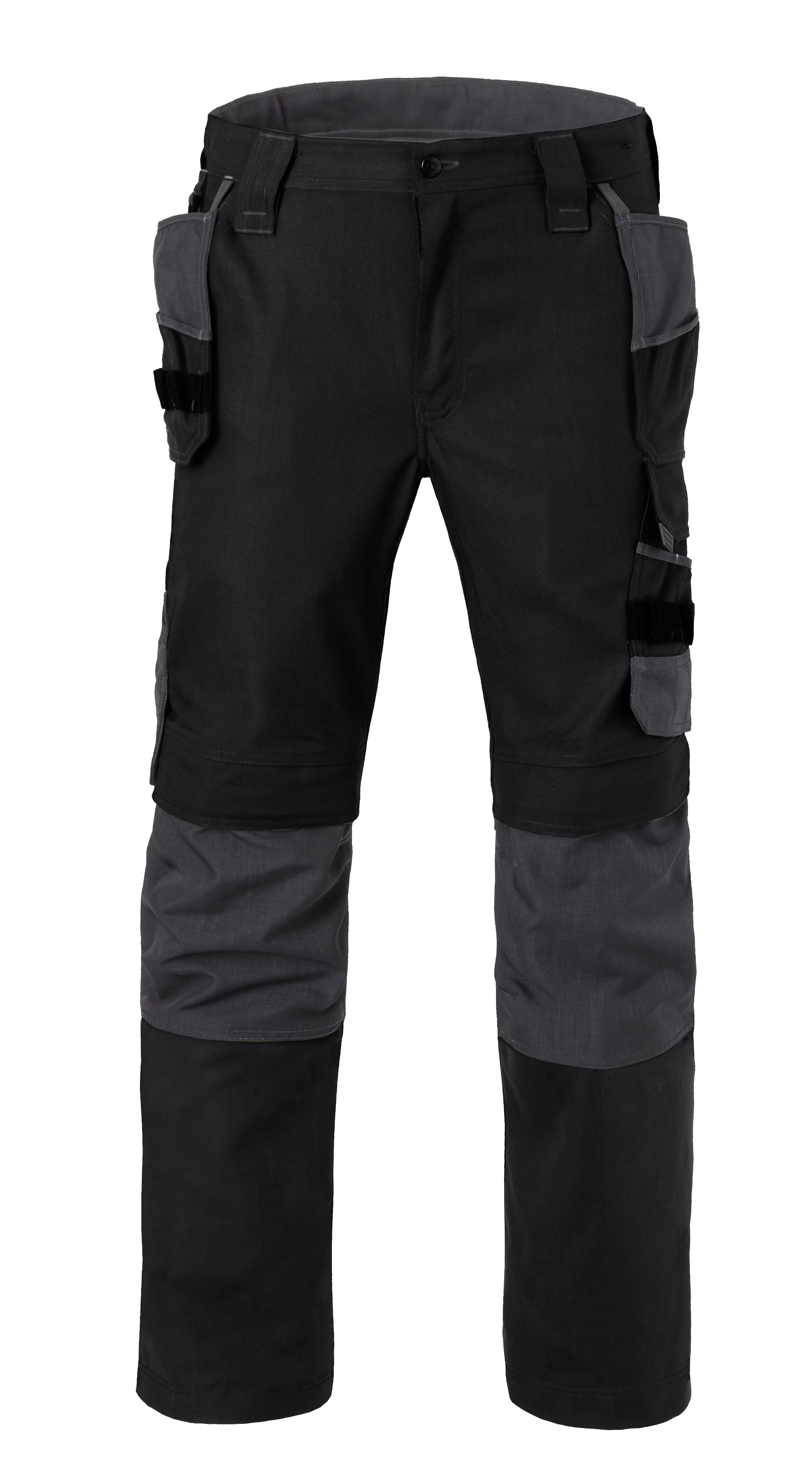 Work Trousers Kneepocket TP HAVEP® Attitude - black/charcoal