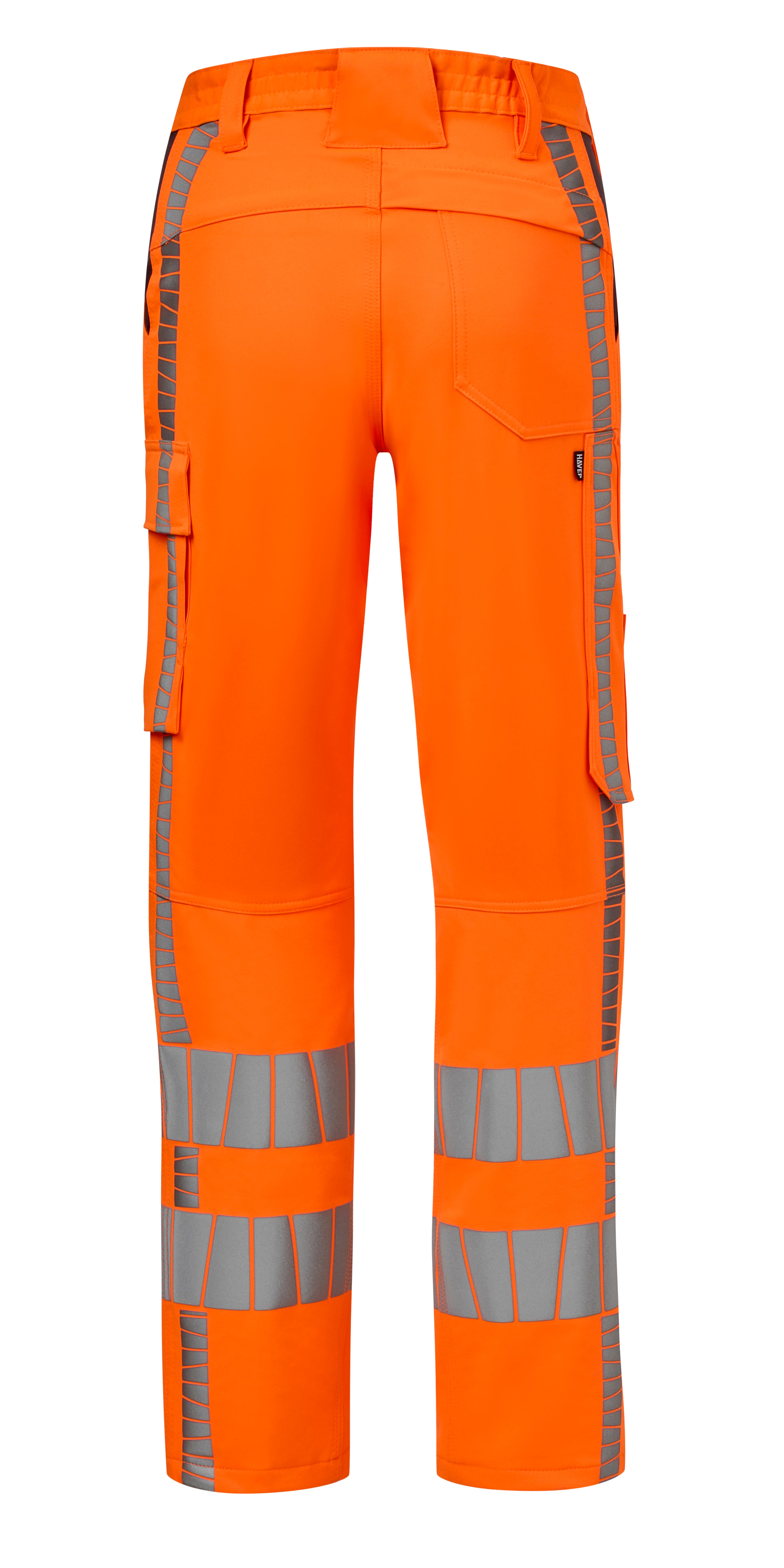Work Trousers Ladies Stretch HAVEP® RWS+ - high vis orange/charcoal