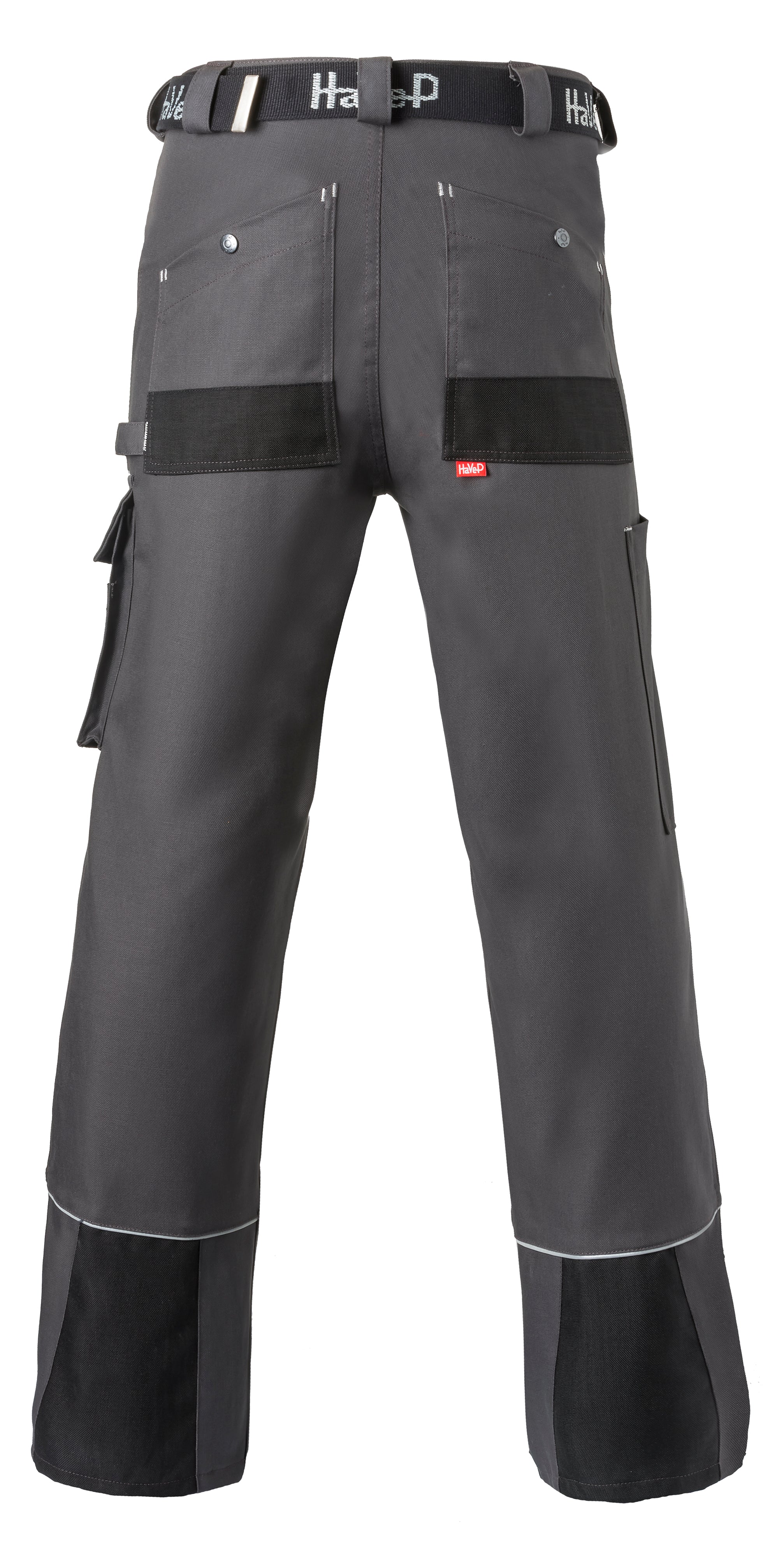 Work Trousers Kneepocket HAVEP® Basic - charcoal/black/silver grey