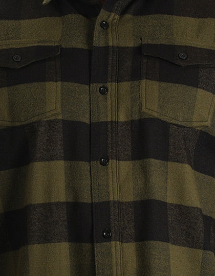 Ladies´ Woven Plaid Flannel Shirt L-Shop