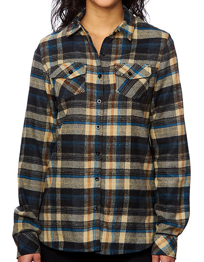 Ladies´ Woven Plaid Flannel Shirt L-Shop