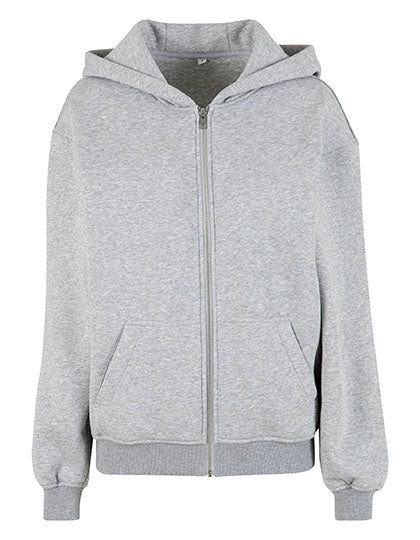 Ladies Loose Fit Zip Hoody L-Shop
