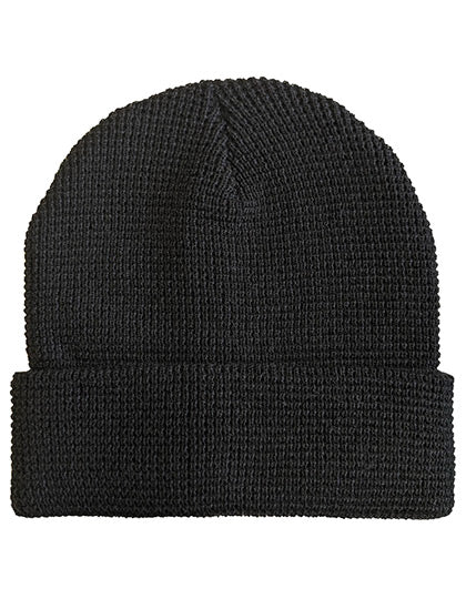 Knitted Beanie Waffle Look