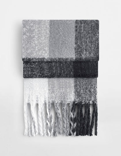 Fluffy Check Scarf