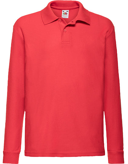Kids´ Long Sleeve 65/35 Polo