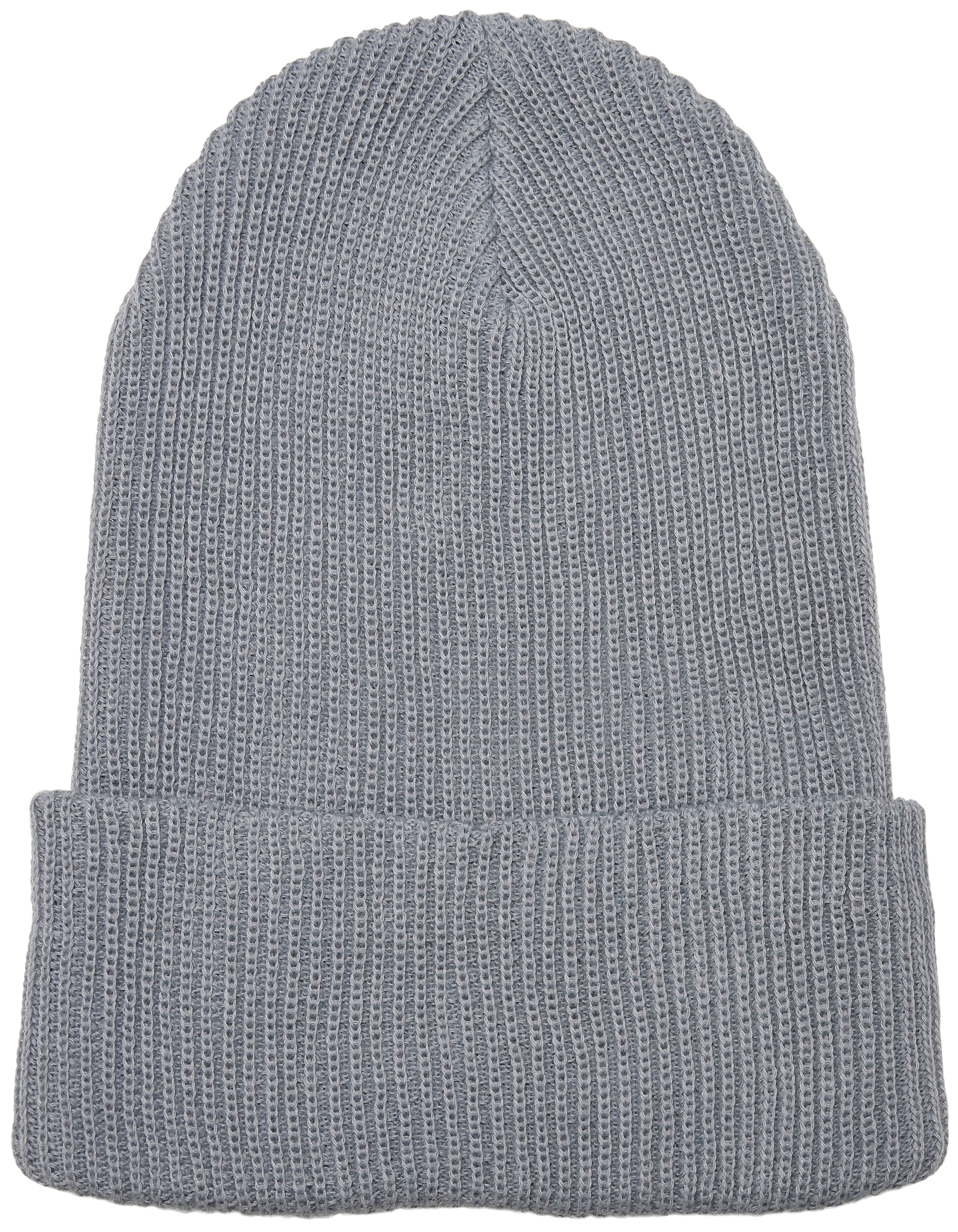 Recycled Yarn Ribbed Knit Beanie L-Shop