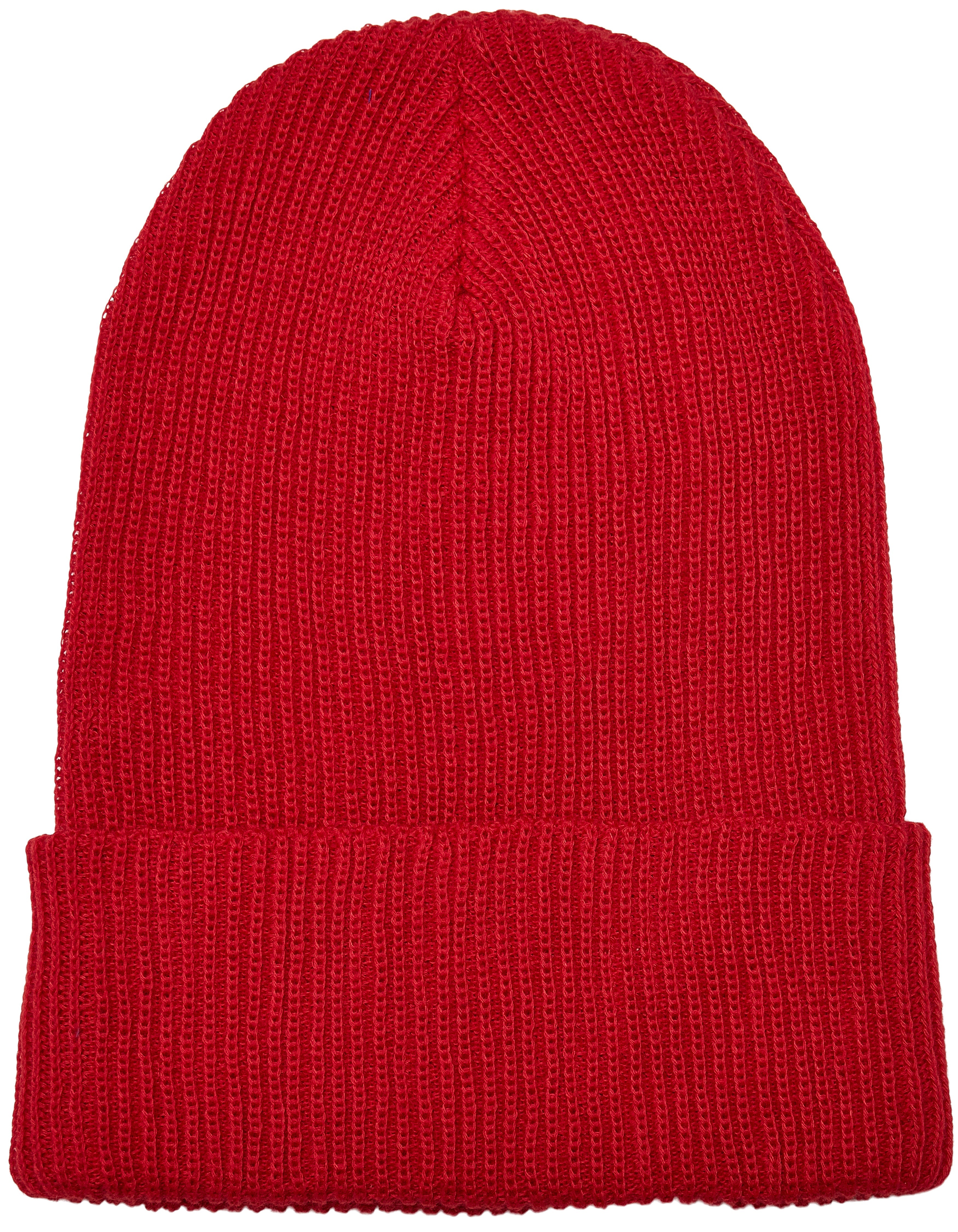 Recycled Yarn Ribbed Knit Beanie L-Shop