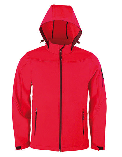 Men´s Hooded Soft-Shell Jacket L-Shop