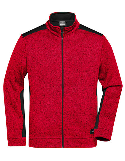 Men´s Knitted Workwear Fleece Jacket -STRONG- L-Shop